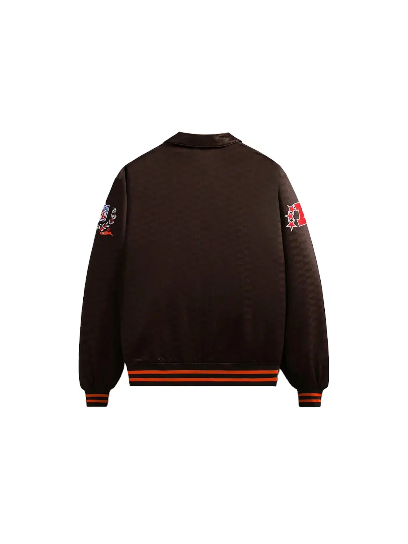 Мужская куртка-бомбер с сатиновой отделкой Kith x NFL Browns Jacket, Zoom — изображение 2 из 2