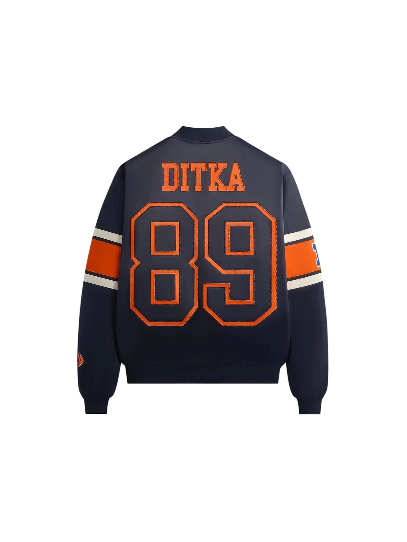 Мужская куртка-бомбер из сатина с принтом Kith x NFL Chicago Bears — изображение 2 из 2, ночной
