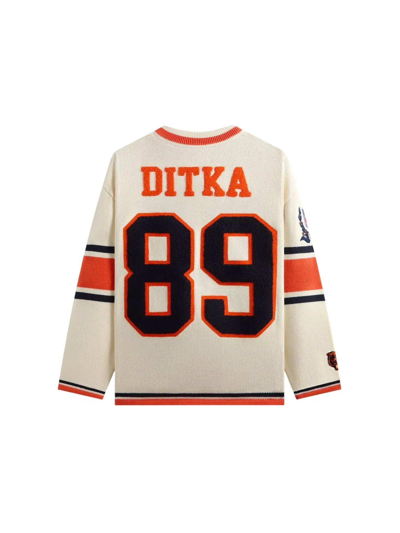 Мужской свитер с V-образным вырезом Kith x NFL Chicago Bears Beau Knit, Sandrift — изображение 2 из 2