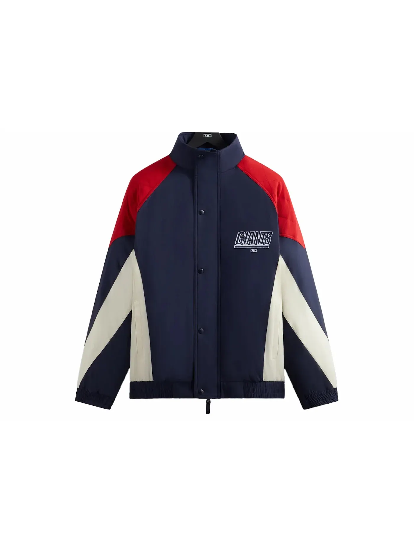 Мужская куртка с наполнителем Kith x NFL Giants Nylon Padded Jacket Nocturnal Kith — изображение 1 из 2, ночной