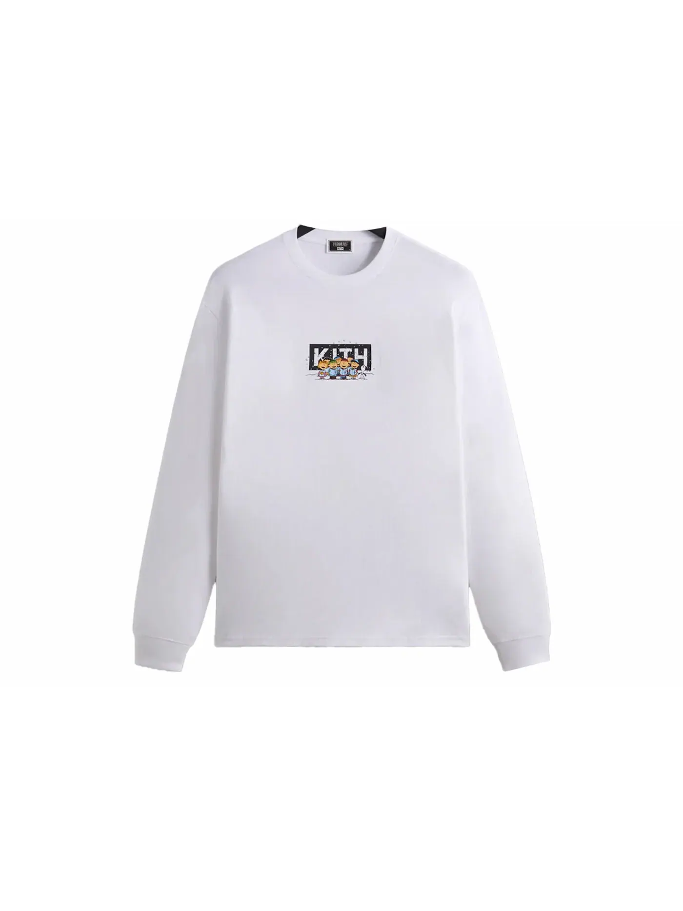 Мужская футболка с длинным рукавом с принтом Kith x Peanuts Caroling Tee Kith — изображение 1 из 2, белый