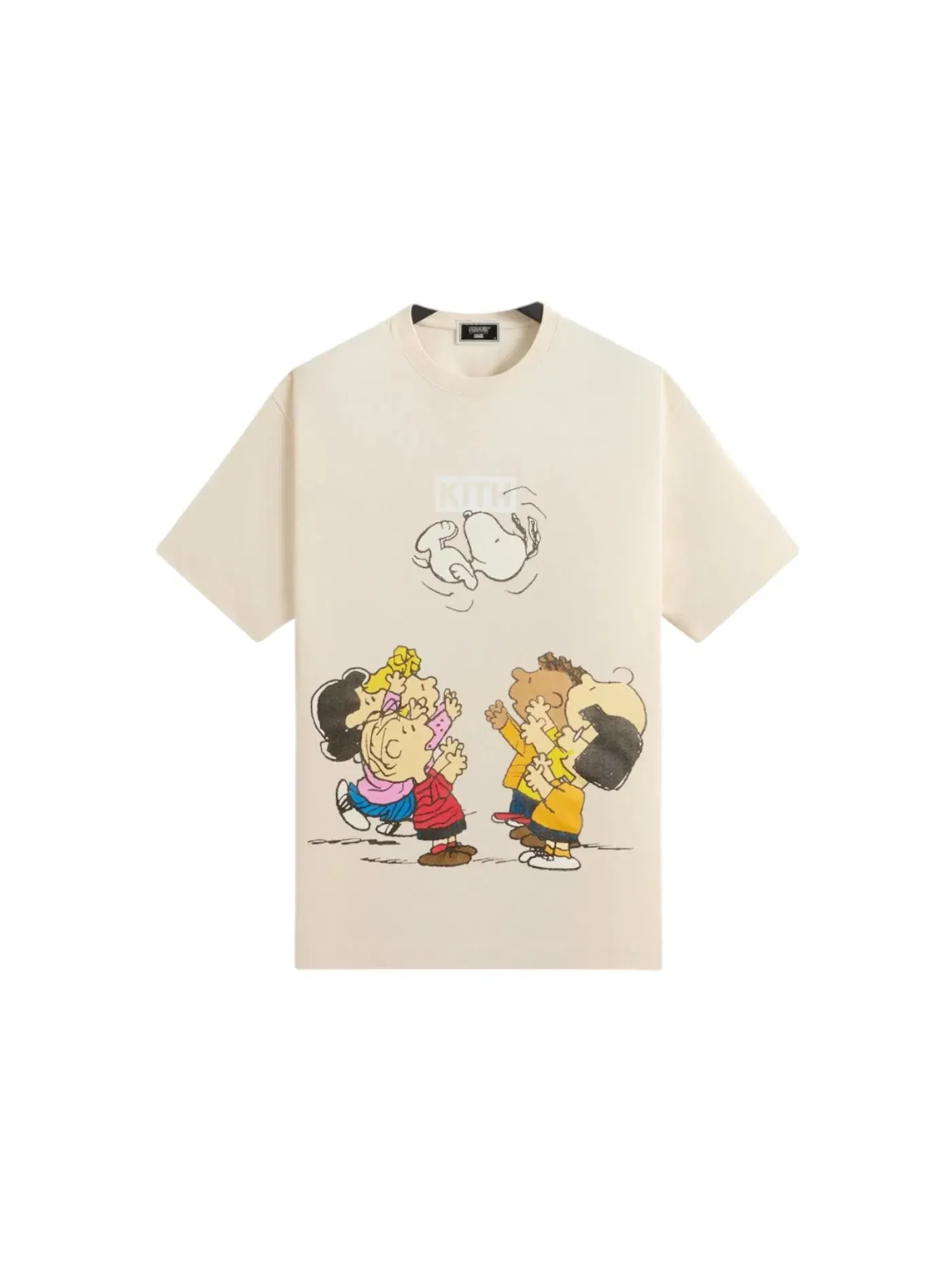 Мужская футболка с принтом Kith x Peanuts Celebration Vintage Tee Kith, Sandrift — изображение 1 из 2