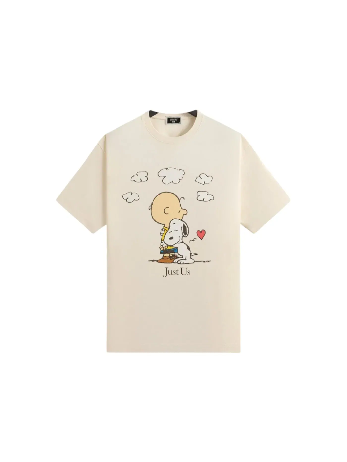 Мужская футболка с принтом Kith x Peanuts Charlie Brown Just Us Tee, Sandrift — изображение 1 из 2