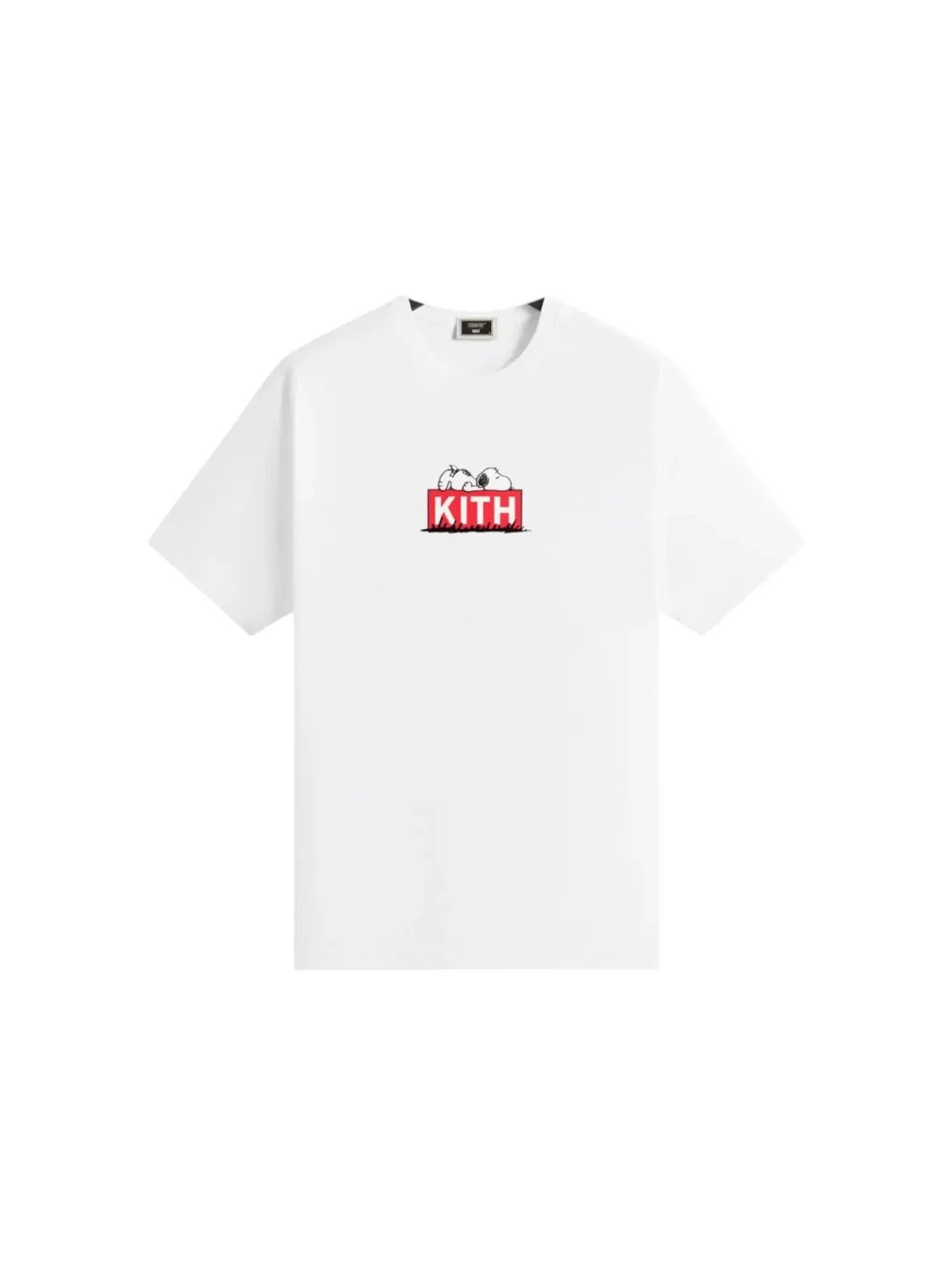 Мужская футболка с принтом Kith x Peanuts Doghouse Classic Logo Tee Kith — изображение 1 из 1, белый