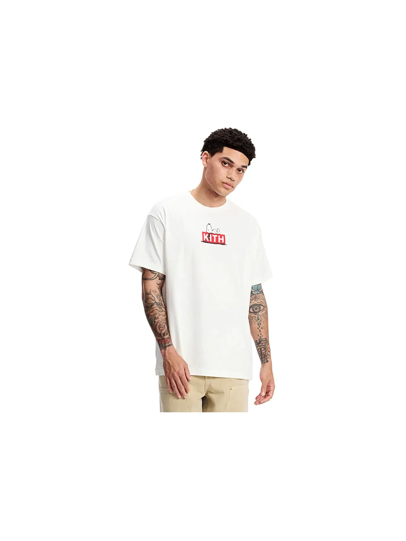 Мужская футболка с принтом Doghouse Tee Kith — изображение 3 из 4, белый