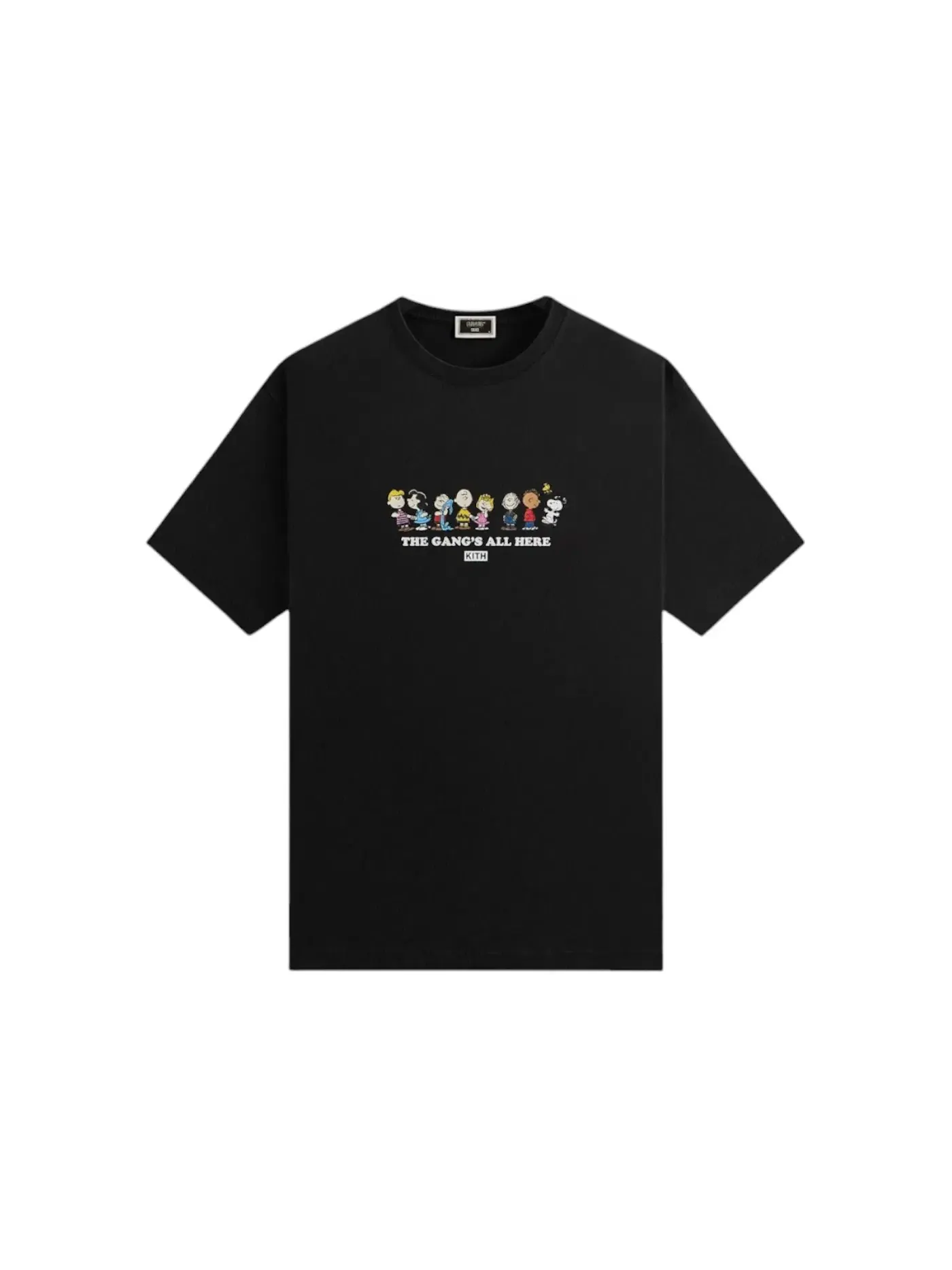 Мужская футболка с принтом Kith x Peanuts Gang's All Here Tee Kith — изображение 1 из 2, черный