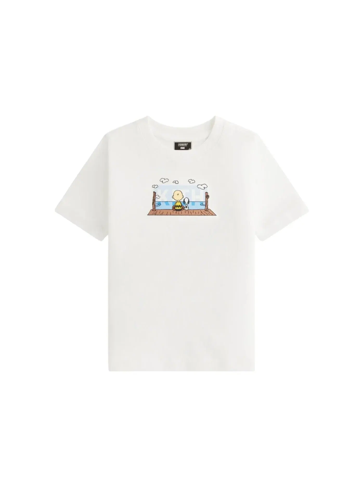 Мужская футболка с принтом Kith x Peanuts Kids Ocean View Classic Logo Tee Kith — изображение 1 из 2, белый