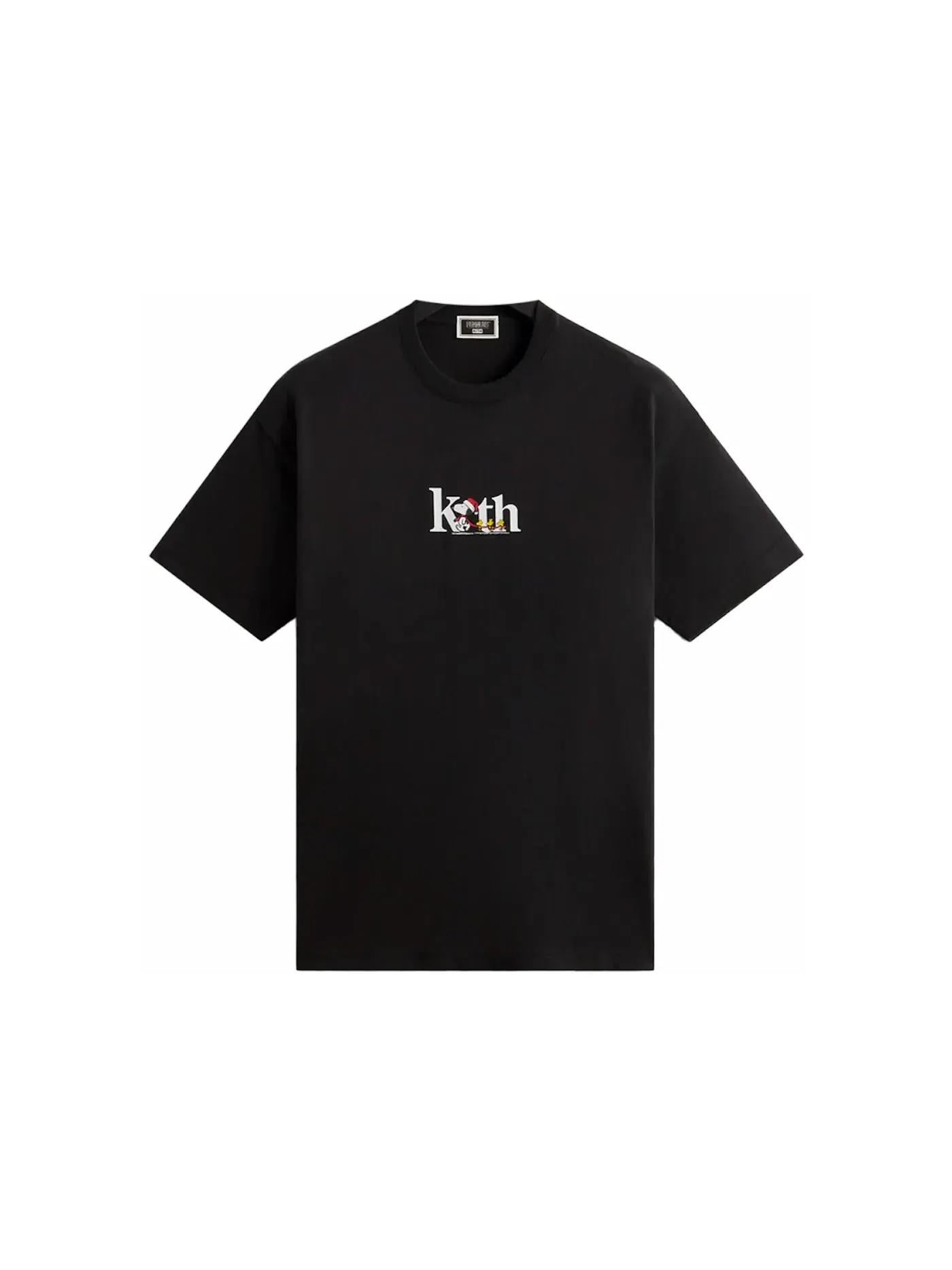 Мужская футболка с принтом Kith x Peanuts Serif Tee Kith — изображение 1 из 2, черный