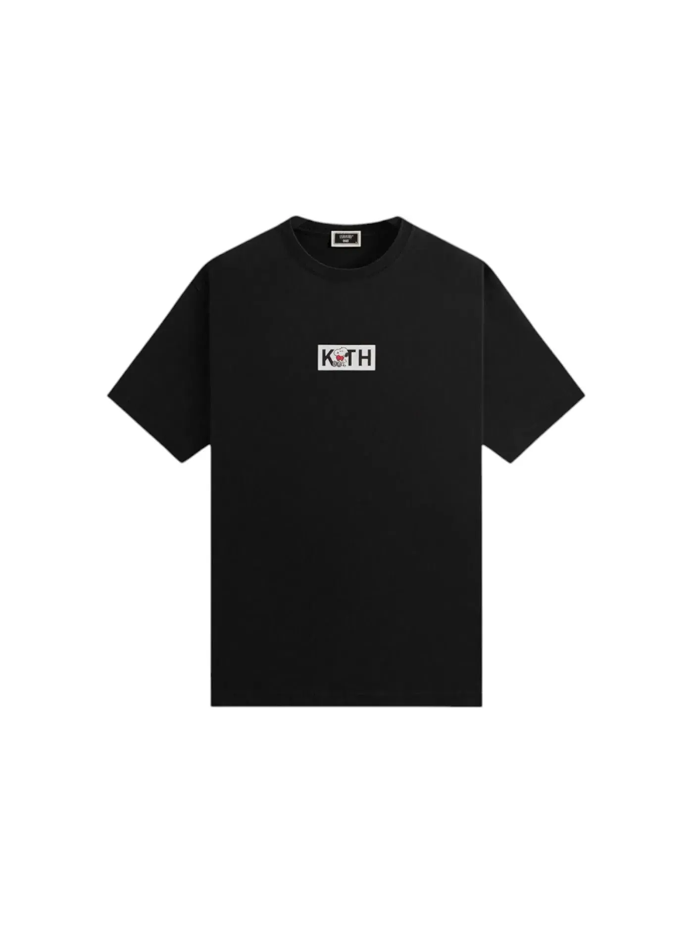 Мужская футболка с принтом Snoopy Classic Logo Tee Kith — изображение 1 из 2, черный