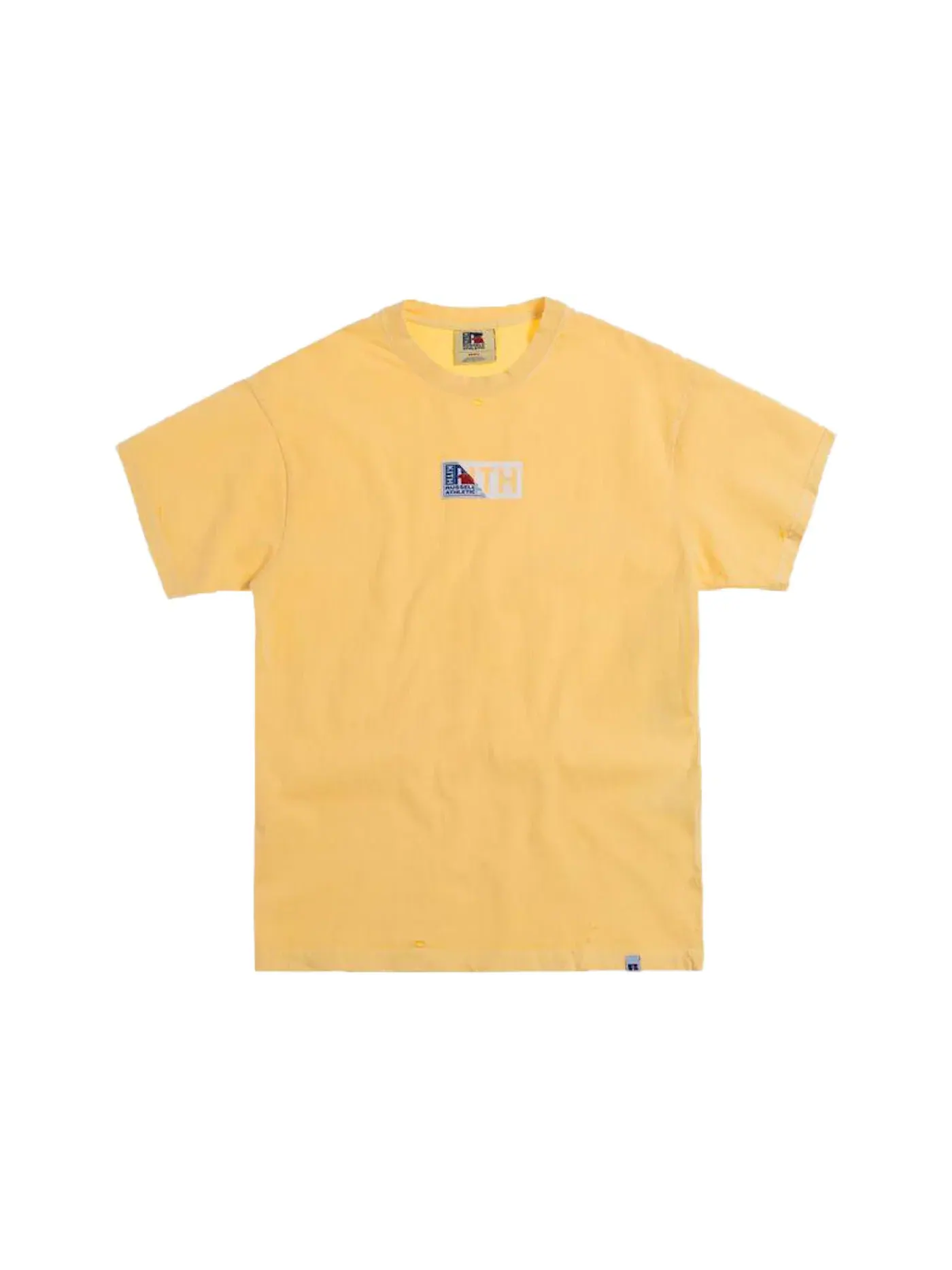 Мужская футболка с принтом Kith x Russell Athletic Vintage Tee — изображение 1 из 1, золотистый