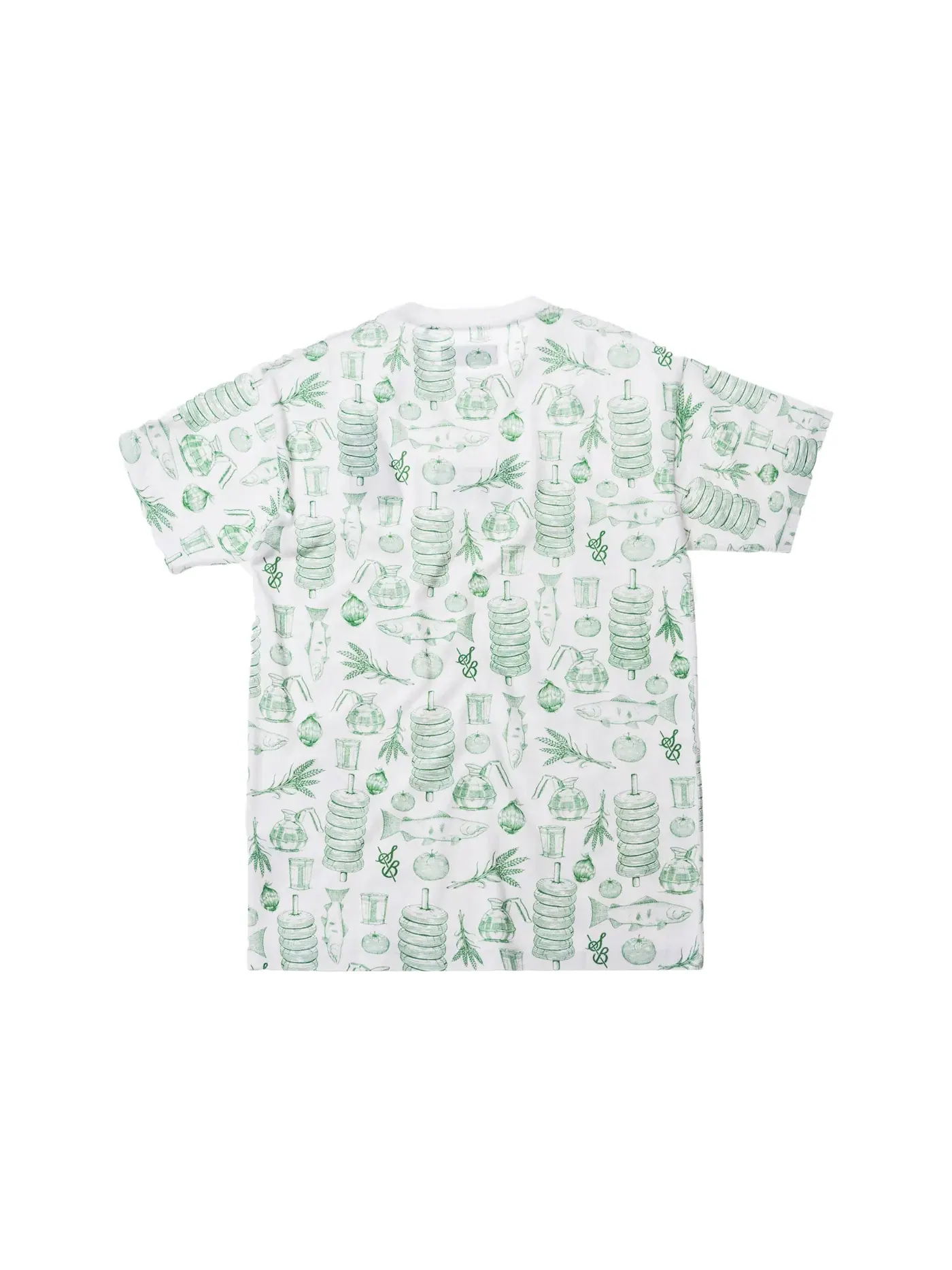 Мужская футболка Kith x Sadelles All Over Tee — изображение 2 из 2, белый
