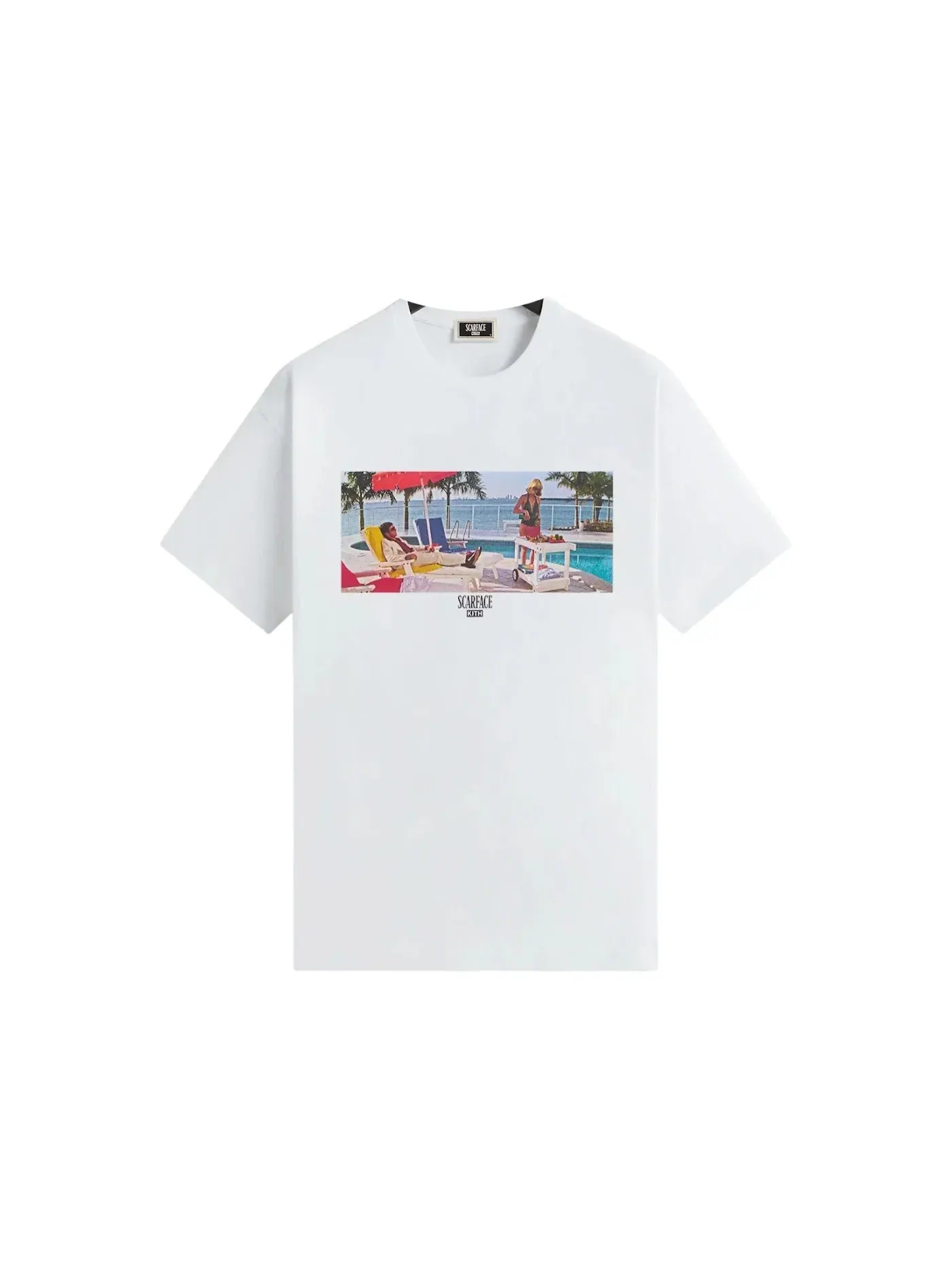 Мужская футболка с принтом Just Us Tee Kith — изображение 1 из 2, белый