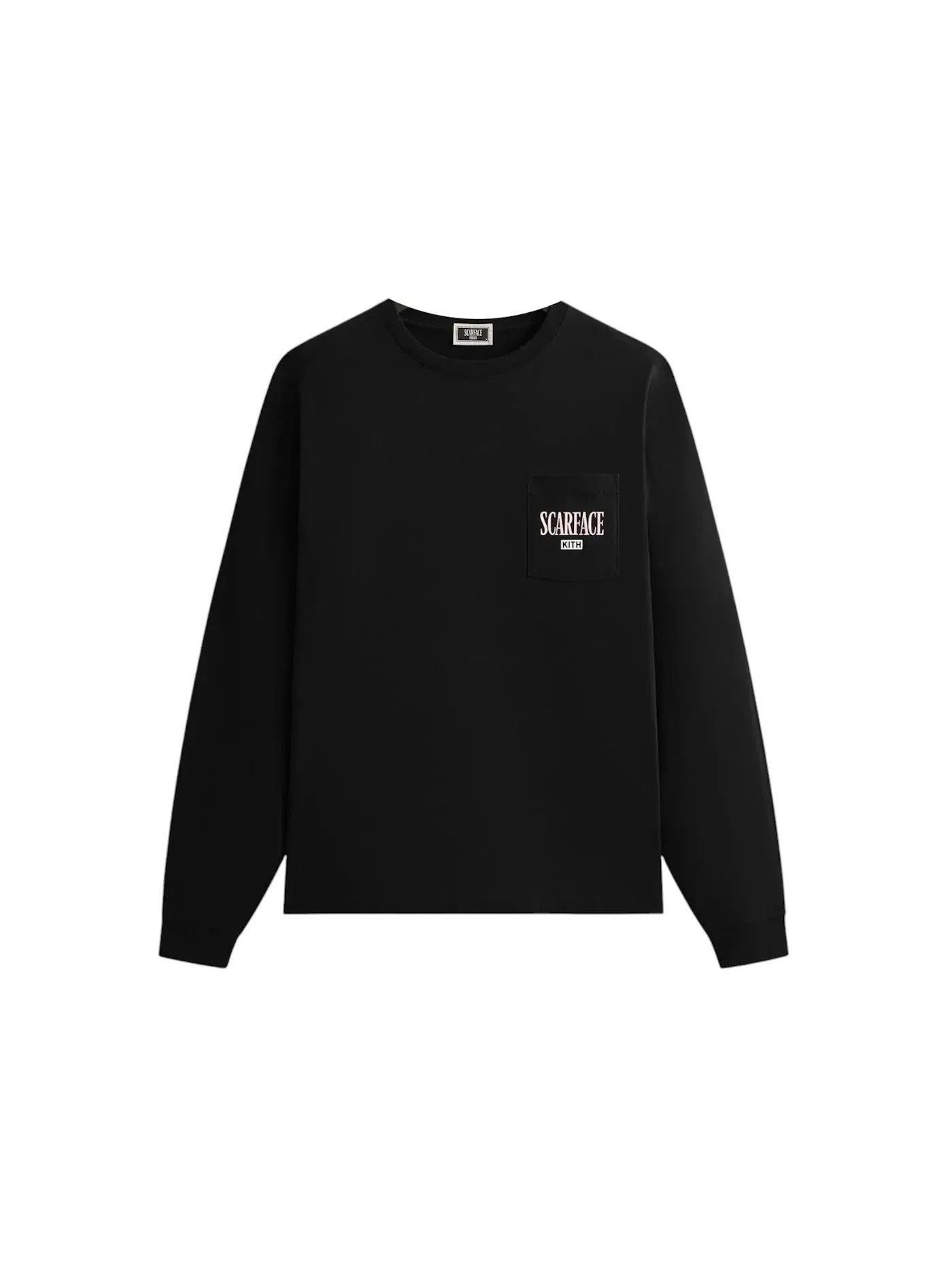 Мужская футболка с длинным рукавом и с принтом Kith x Scarface Statue Long Sleeve Pocket Tee Kith — изображение 1 из 2