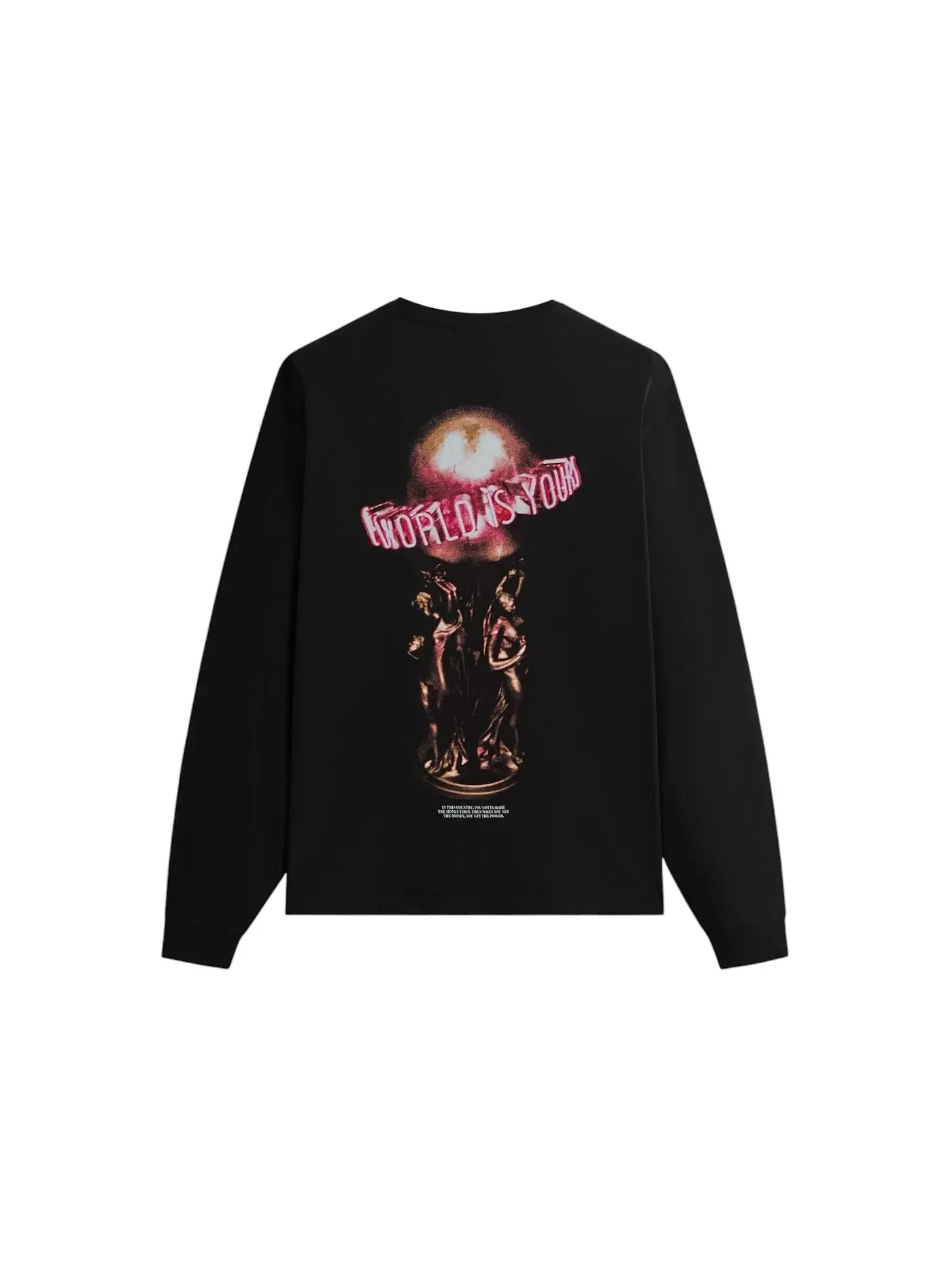 Мужская футболка с длинным рукавом и с принтом Kith x Scarface Statue Long Sleeve Pocket Tee Kith — изображение 2 из 2