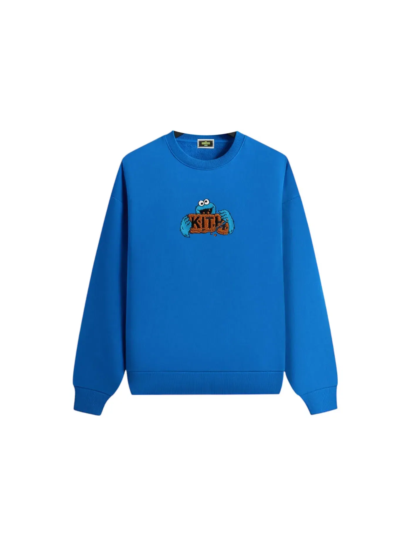 Мужской свитшот с принтом Kith x Sesame Street Cookie Monster Nelson Crewneck, Voyage — изображение 1 из 2