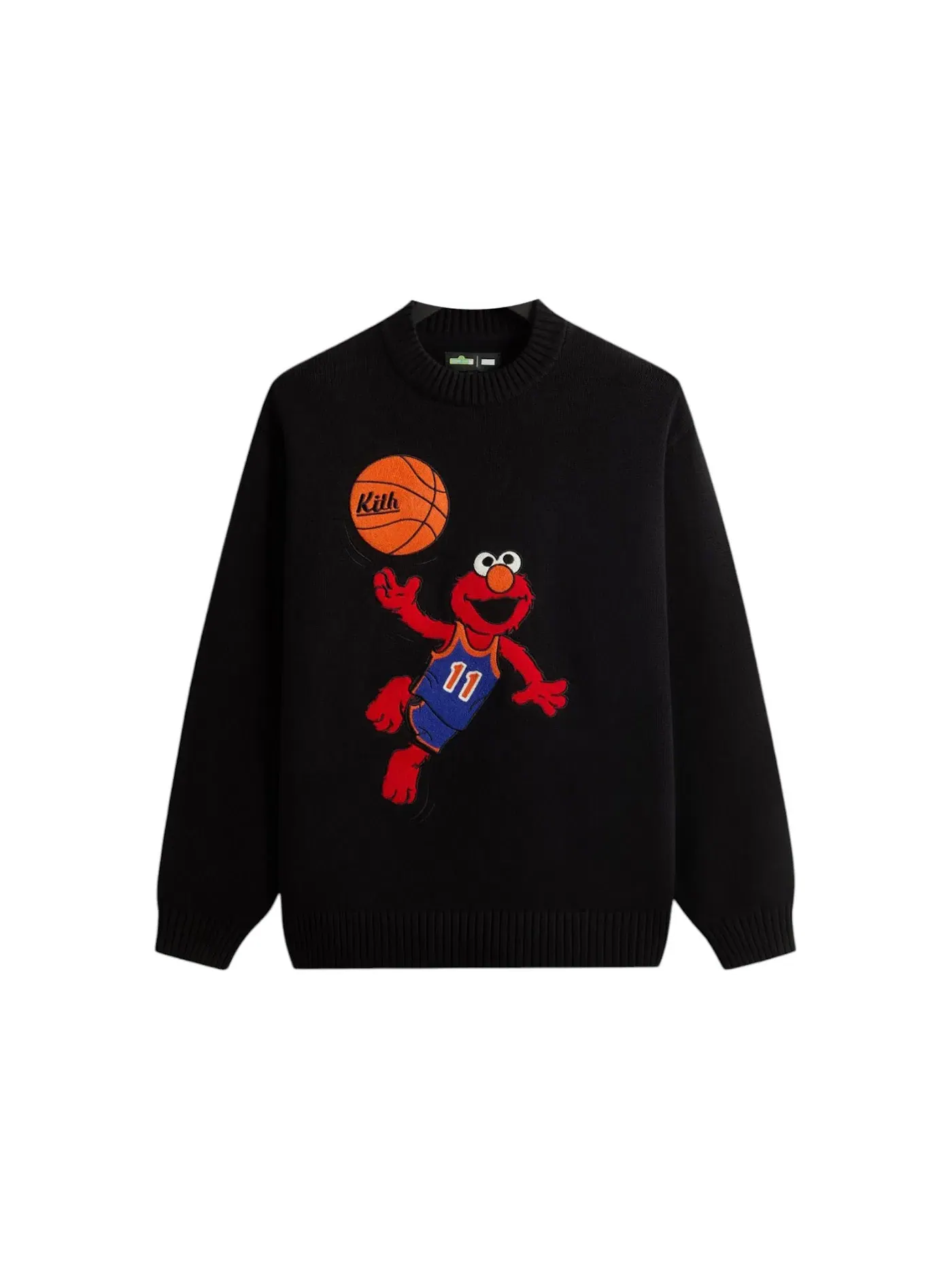 Мужской свитер с принтом Elmo Kith — изображение 1 из 2, черный