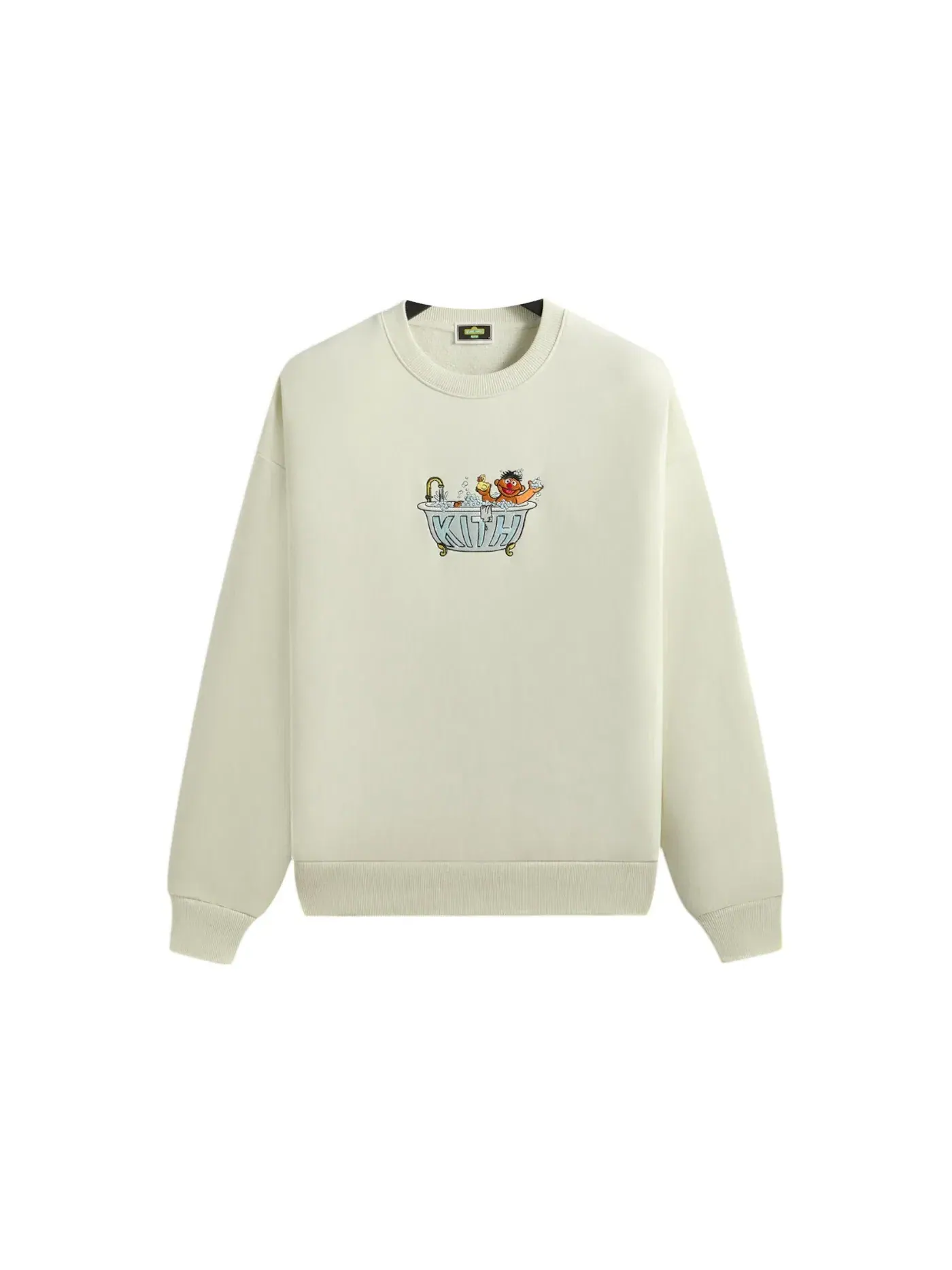 Мужской свитшот с принтом Kith x Sesame Street Ernie Nelson Crewneck — изображение 1 из 2, мел