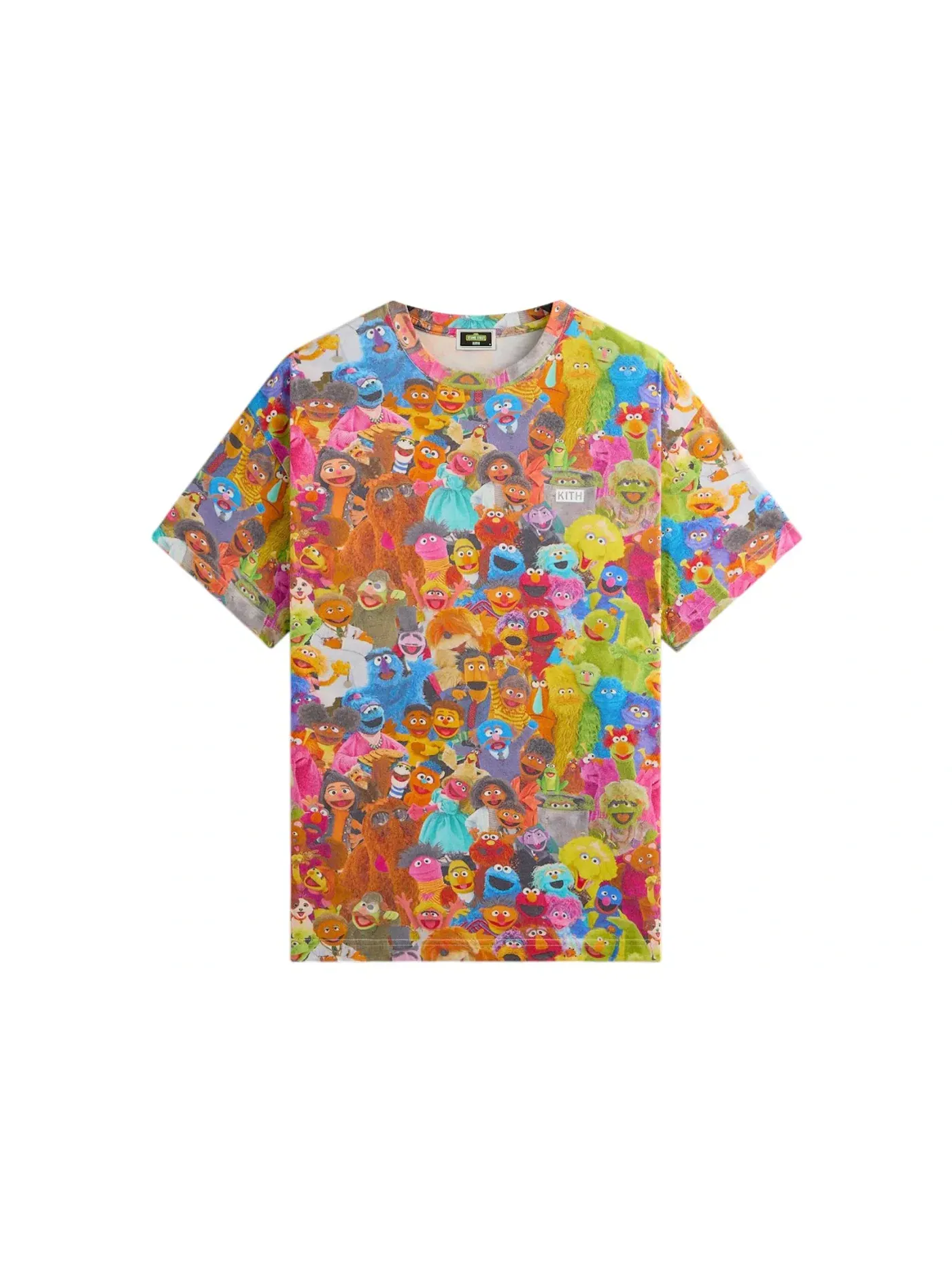 Мужская футболка с принтом Kith x Sesame Street Family Tee — изображение 1 из 2, мульти