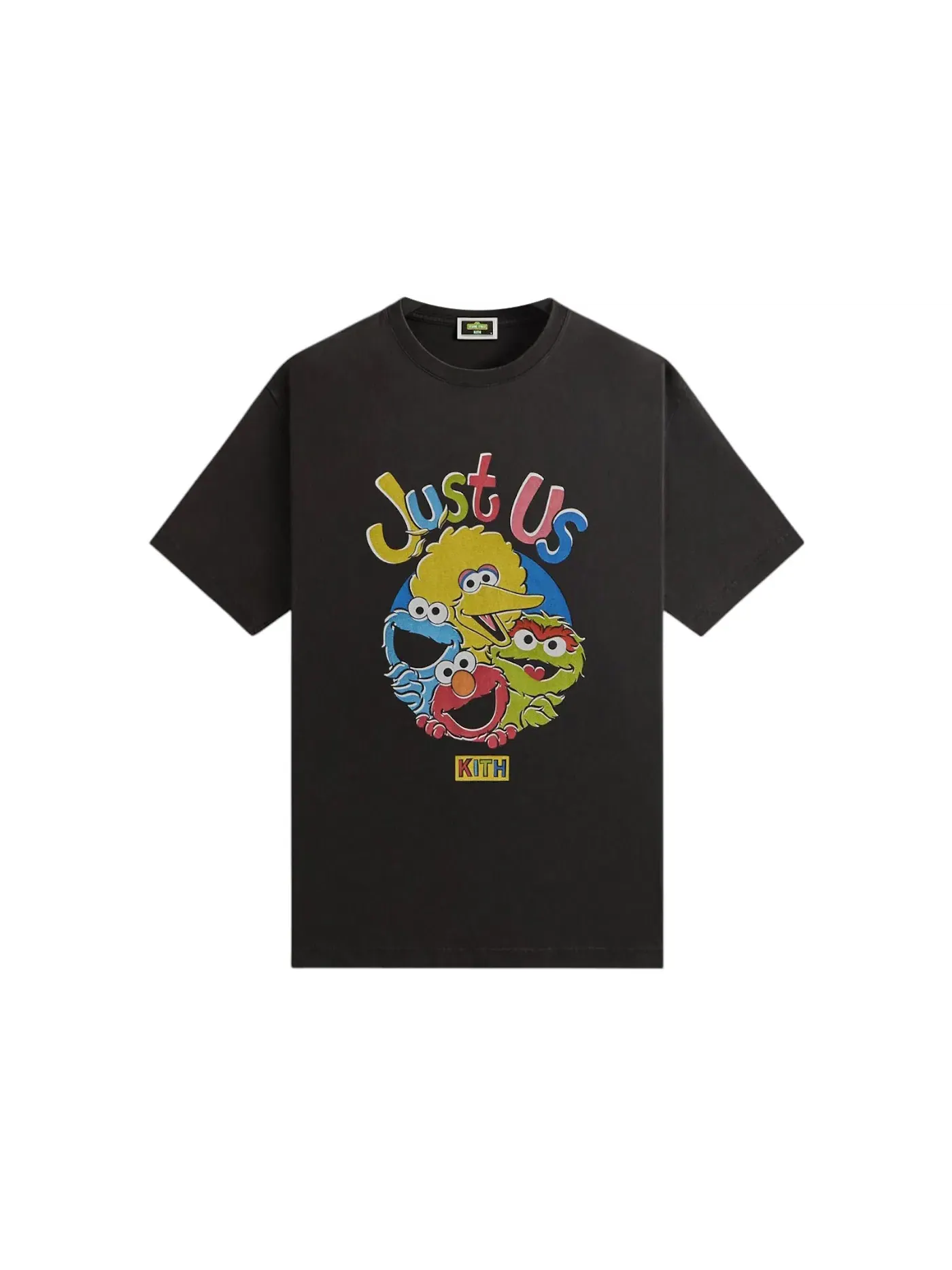 Мужская футболка с принтом Just Us Vintage Tee Kith — изображение 1 из 2, черный