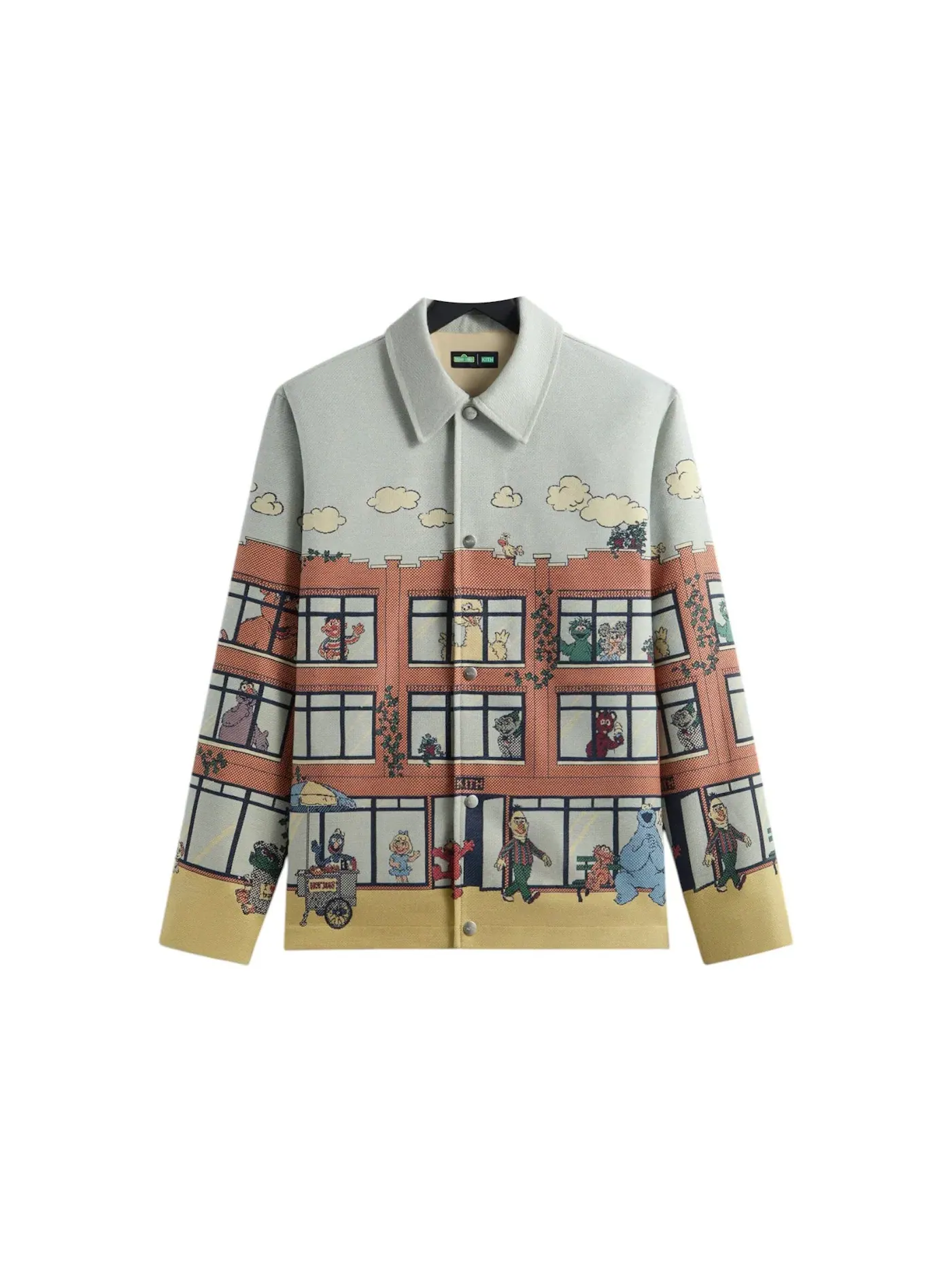 Мужская куртка с принтом Lafayette St Tapestry Jacket Kith — изображение 1 из 2, бежевый