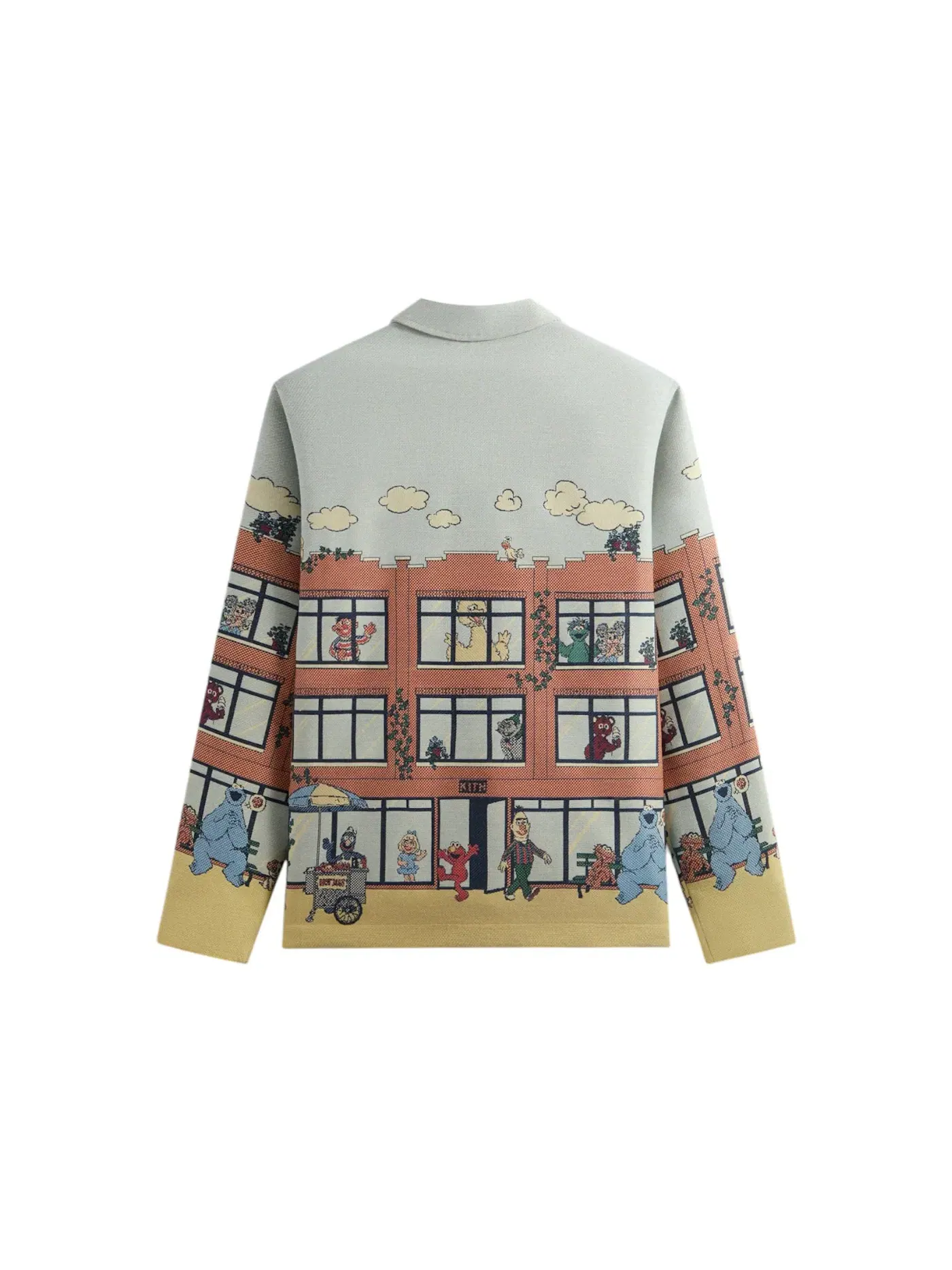 Мужская куртка с принтом Lafayette St Tapestry Jacket Kith — изображение 2 из 2, бежевый