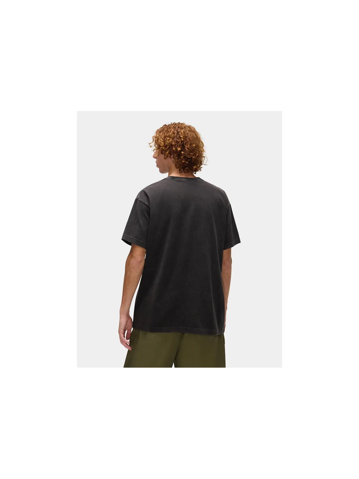 Мужская футболка с принтом Oscar The Grouch Vintage Tee Kith — изображение 4 из 5, черный