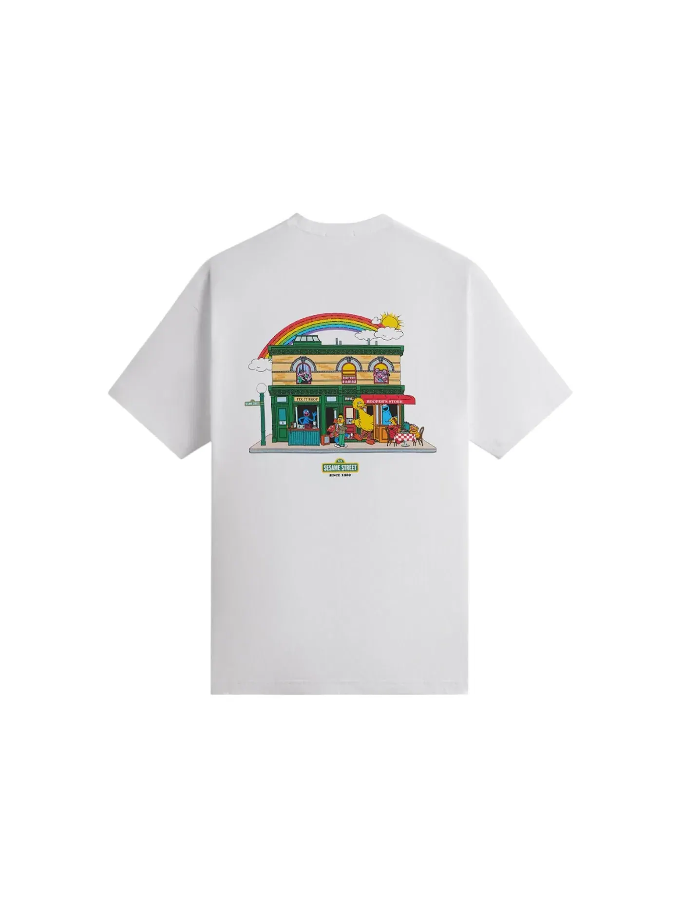 Мужская футболка с принтом Kith x Sesame Street Store Tee Kith — изображение 2 из 2, белый