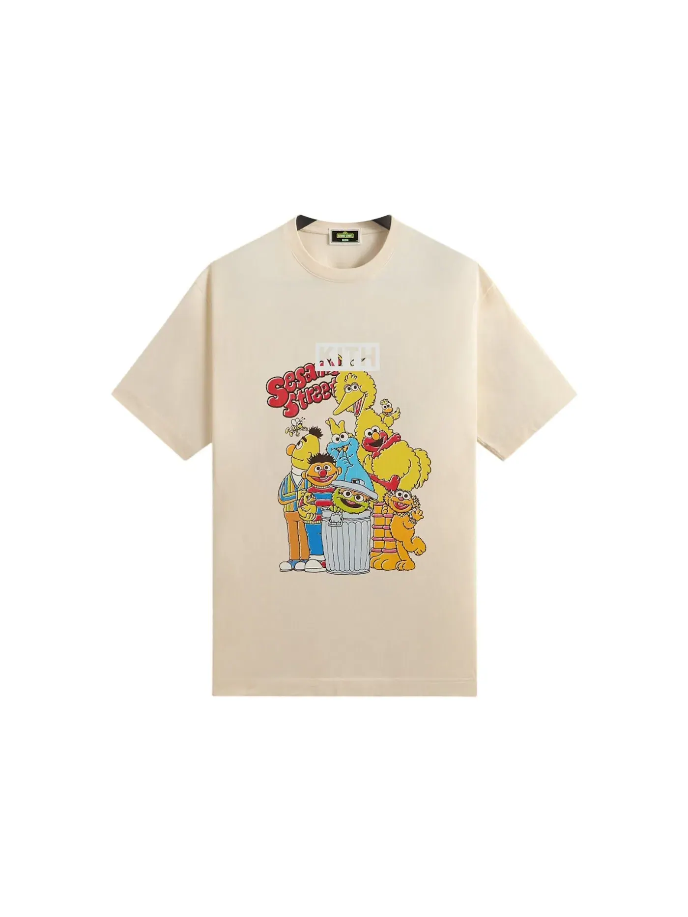Мужская футболка Kith x Sesame Street Vintage Tee, Waffle — изображение 1 из 2
