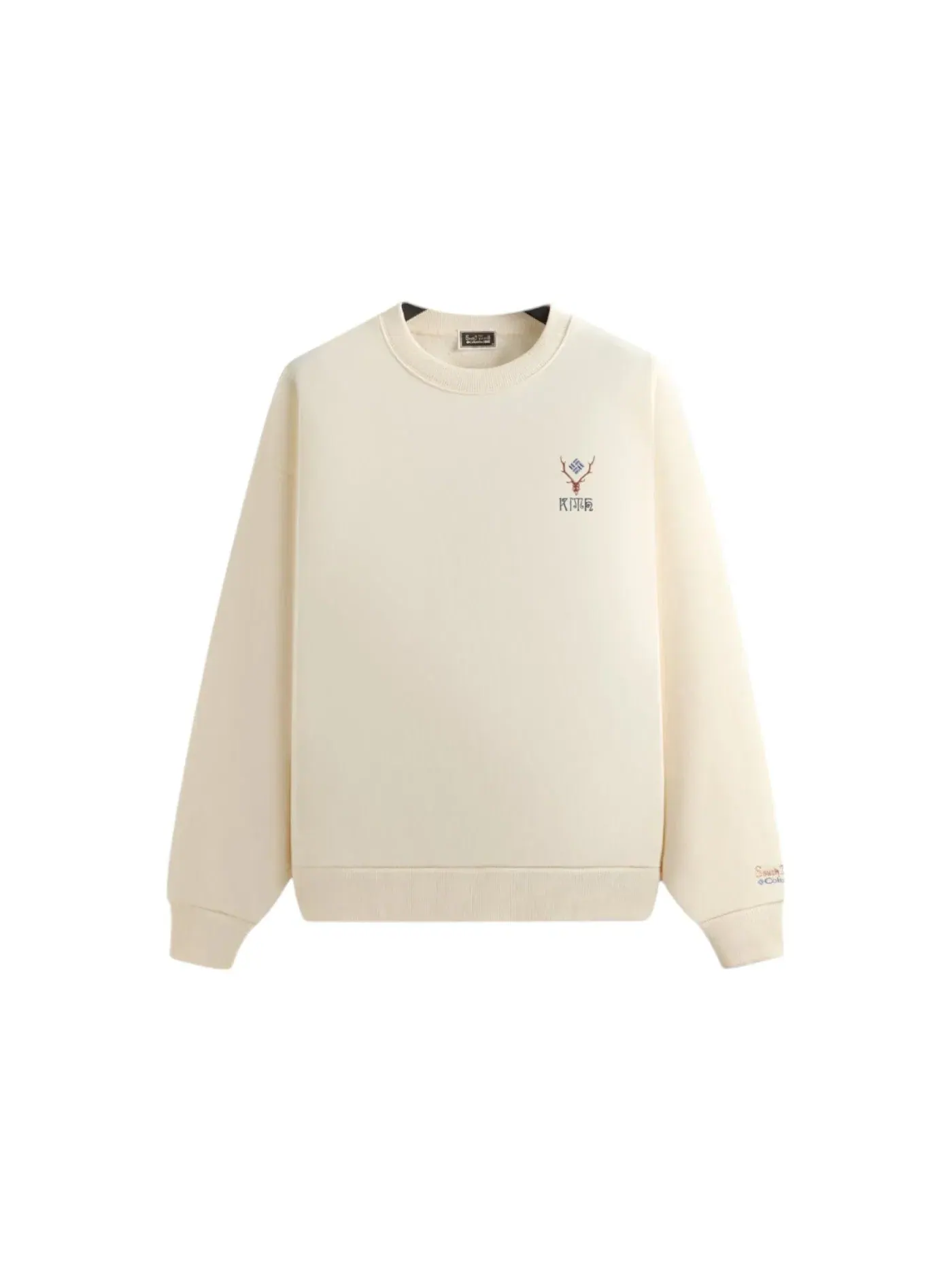 Мужской свитшот с круглым вырезом Kith x South2 West8 Columbia Nelson Crewneck Sandrift, Sandrift — изображение 1 из 2