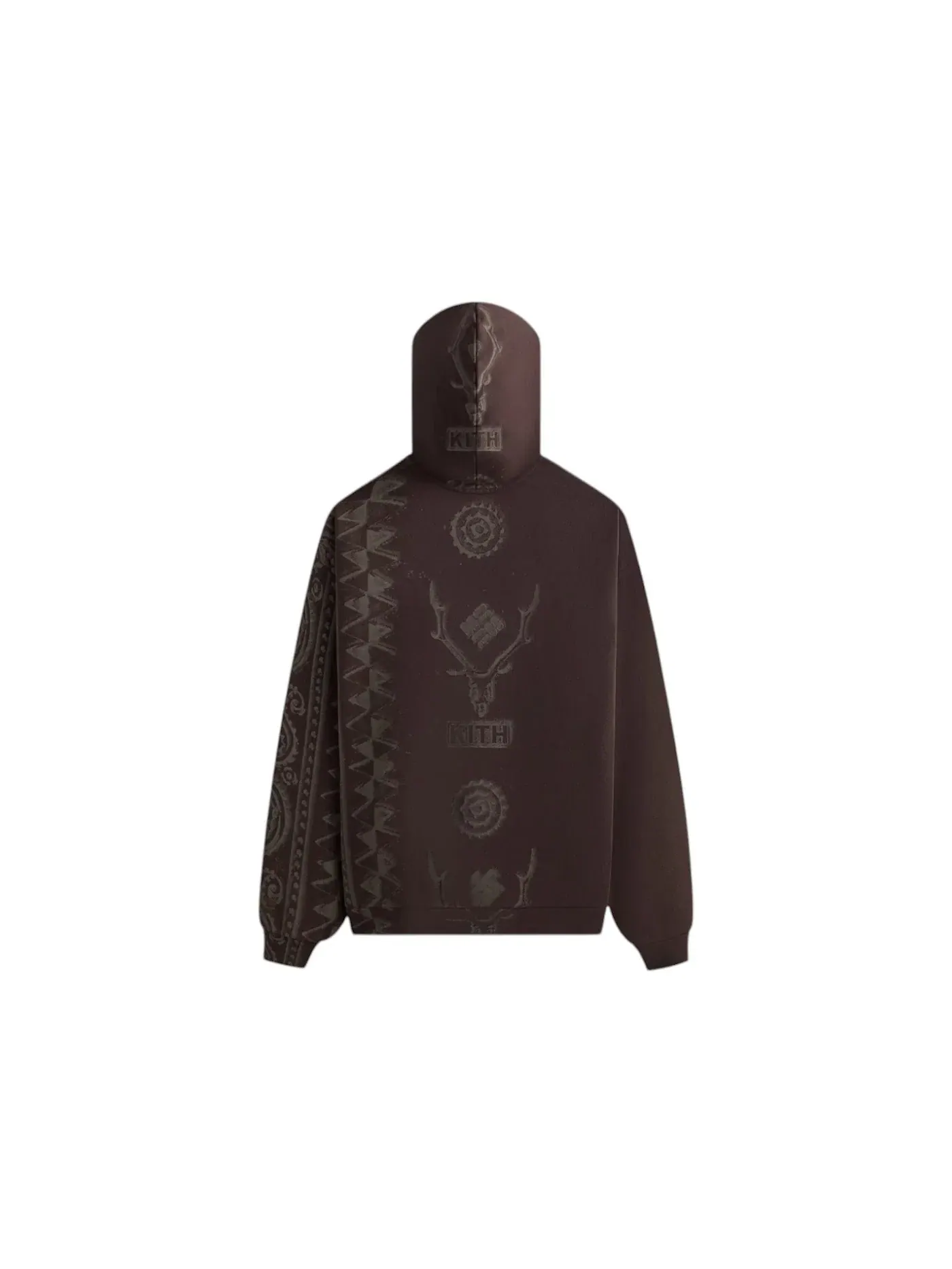 Мужской худи с принтом Kith x South2 West8 Columbia Paisley Nelson Hoodie, Kindling — изображение 2 из 2