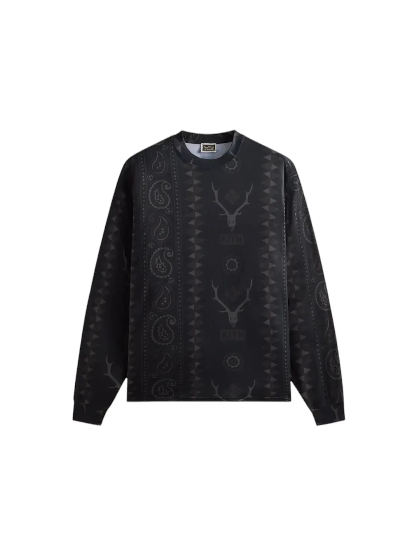 Мужская рубашка с принтом Kith x South2 West8 Columbia Paisley Stripe Terminal Tackle Long Sleeve — изображение 1 из 2