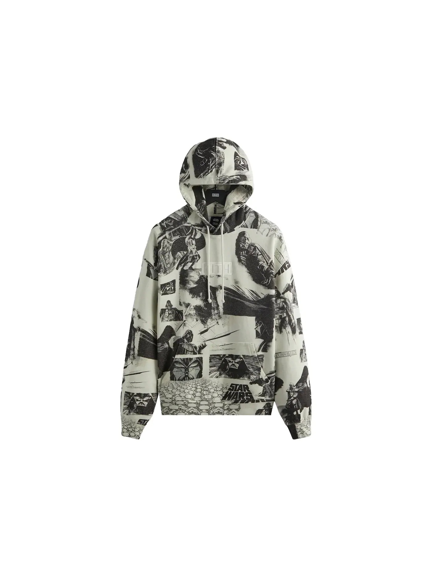 Мужской худи с принтом Darth Vader Illustration Kith, Waffle — изображение 1 из 2