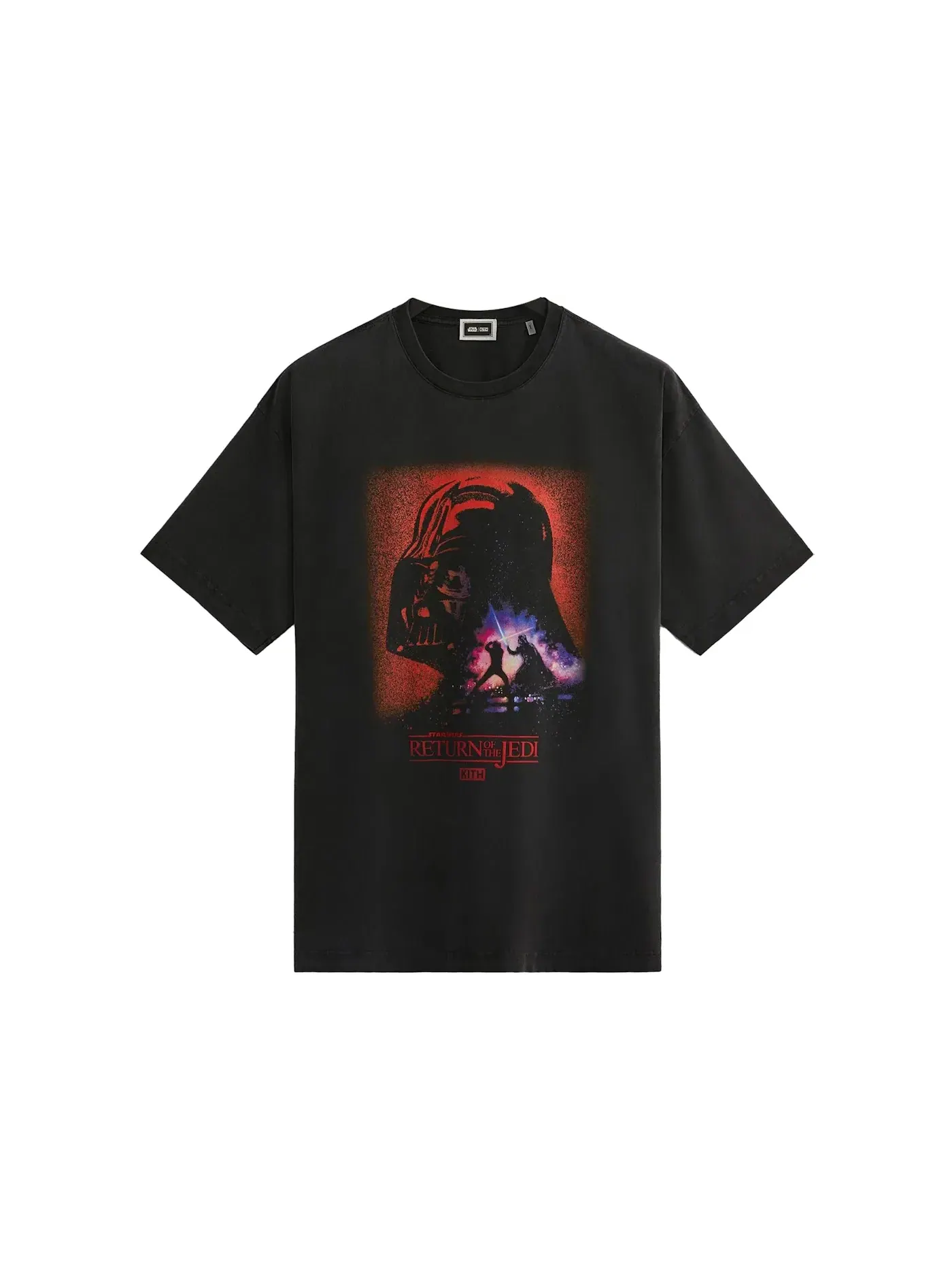 Мужская футболка с длинным рукавом Kith x STAR WARS Darth Vader Poster Vintage Tee Kith — изображение 1 из 2, черный