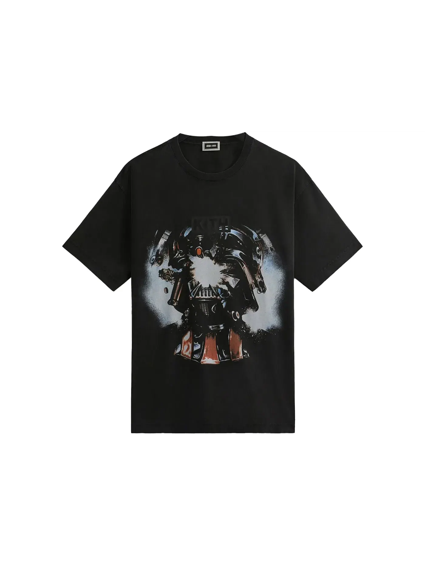 Мужская футболка с принтом Kith x STAR WARS Exploding Darth Vader Vintage Tee Kith, Черный Ph — изображение 1 из 1