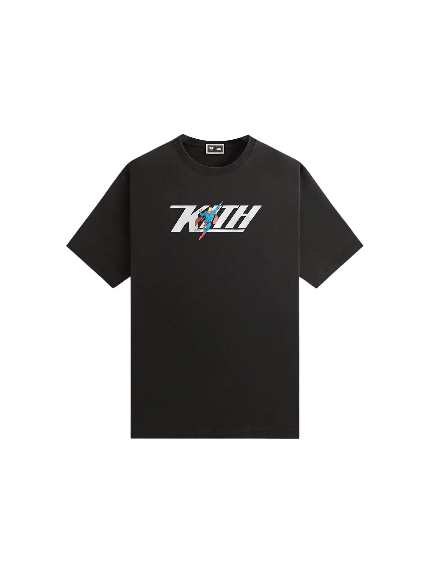 Мужская футболка с принтом Kith x Superman Flight Vintage Tee — изображение 1 из 2, черный