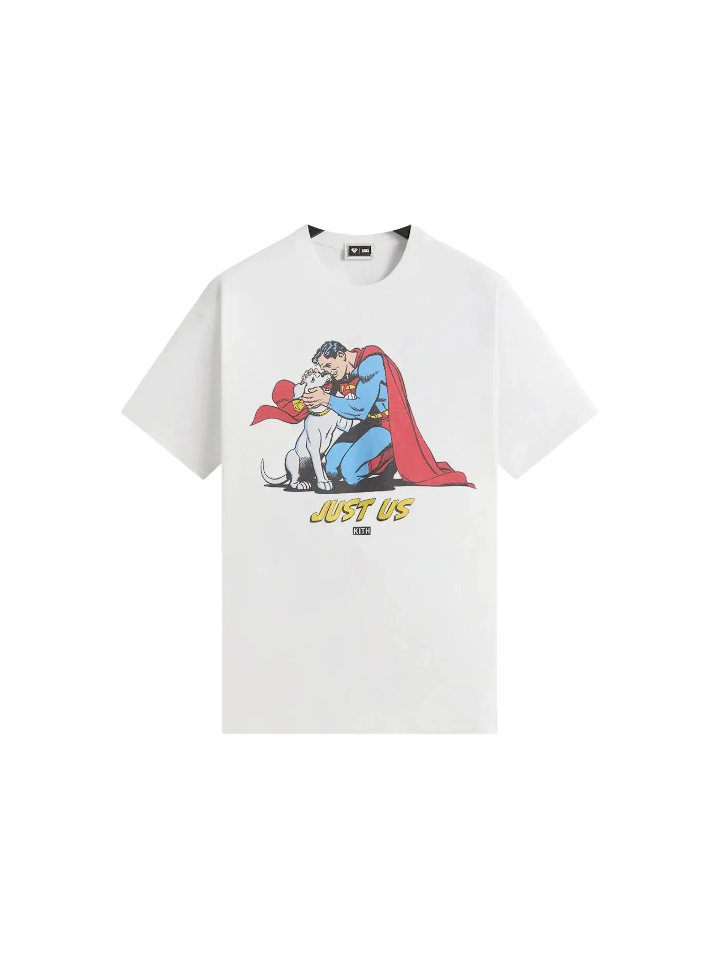 Мужская футболка с принтом Just Us Vintage Kith — изображение 1 из 2, белый