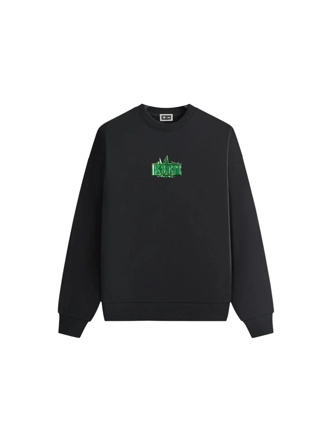 Мужской свитшот с принтом Kith x Superman Kryptonite Nelson Crewneck — изображение 1 из 2, черный