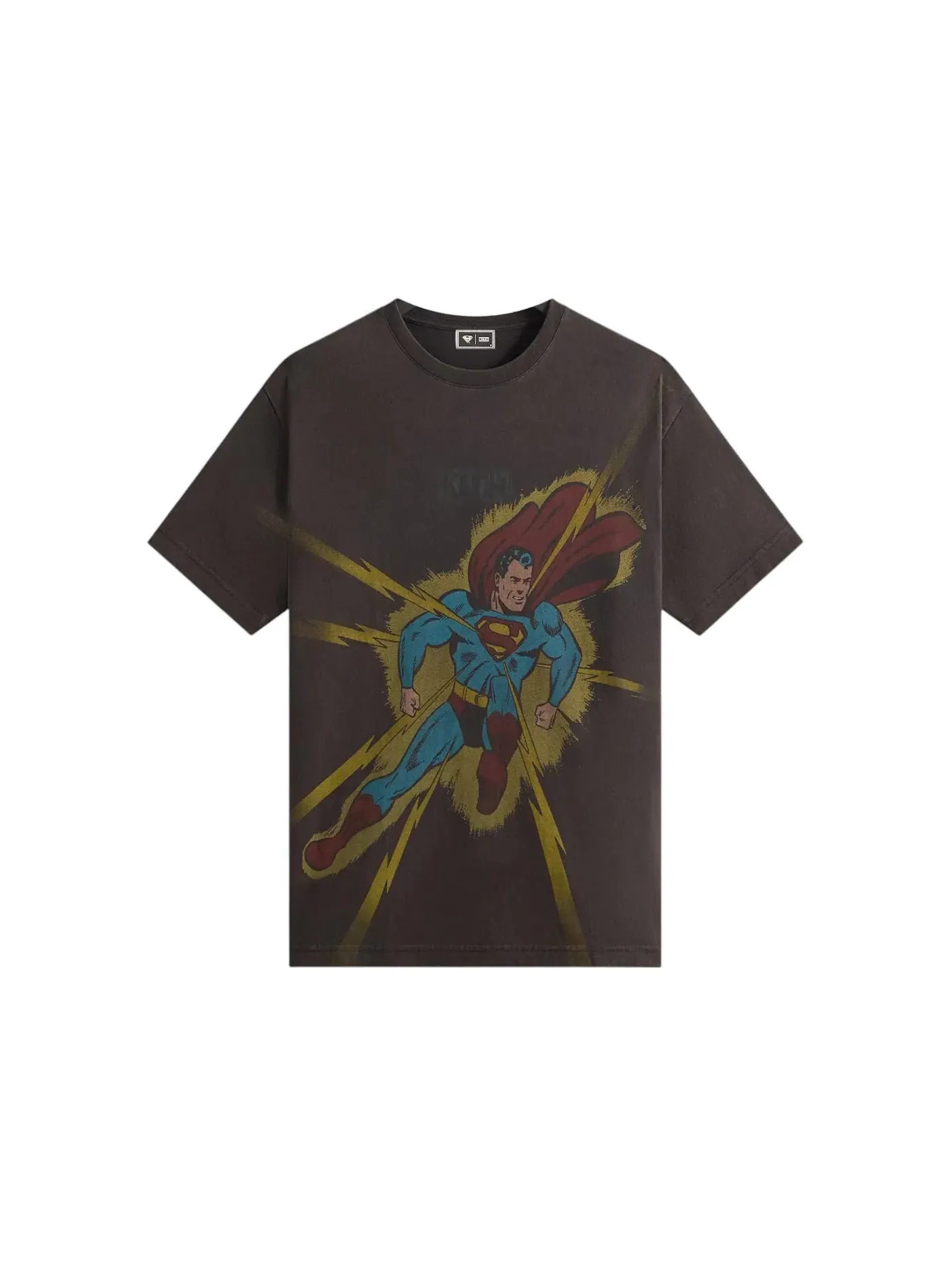 Мужская футболка с принтом Kith x Superman Lightning Bolt Tee Kith — изображение 1 из 2, черный