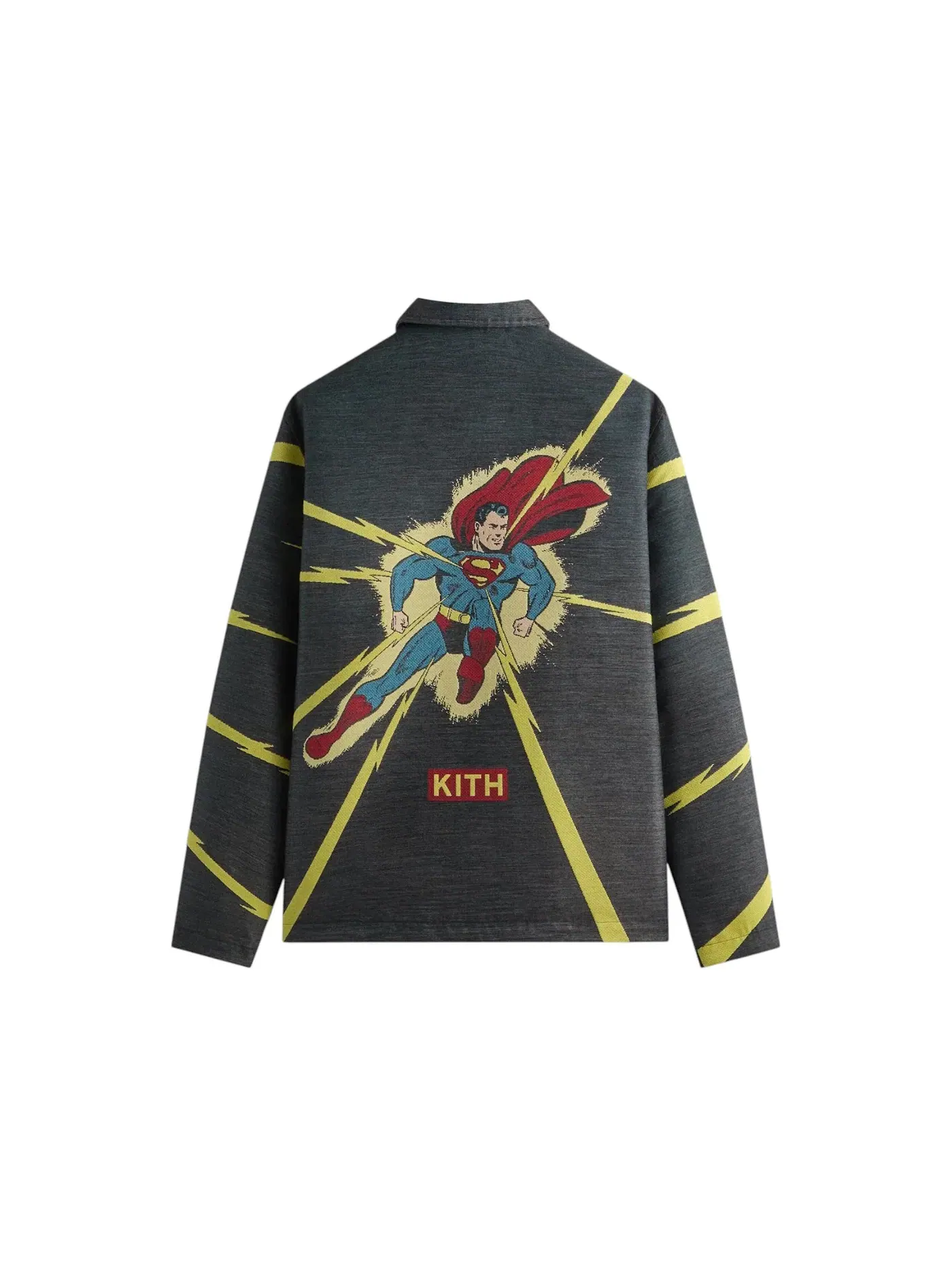 Мужская куртка с принтом Lightning Tapestry Kith — изображение 2 из 2, черный