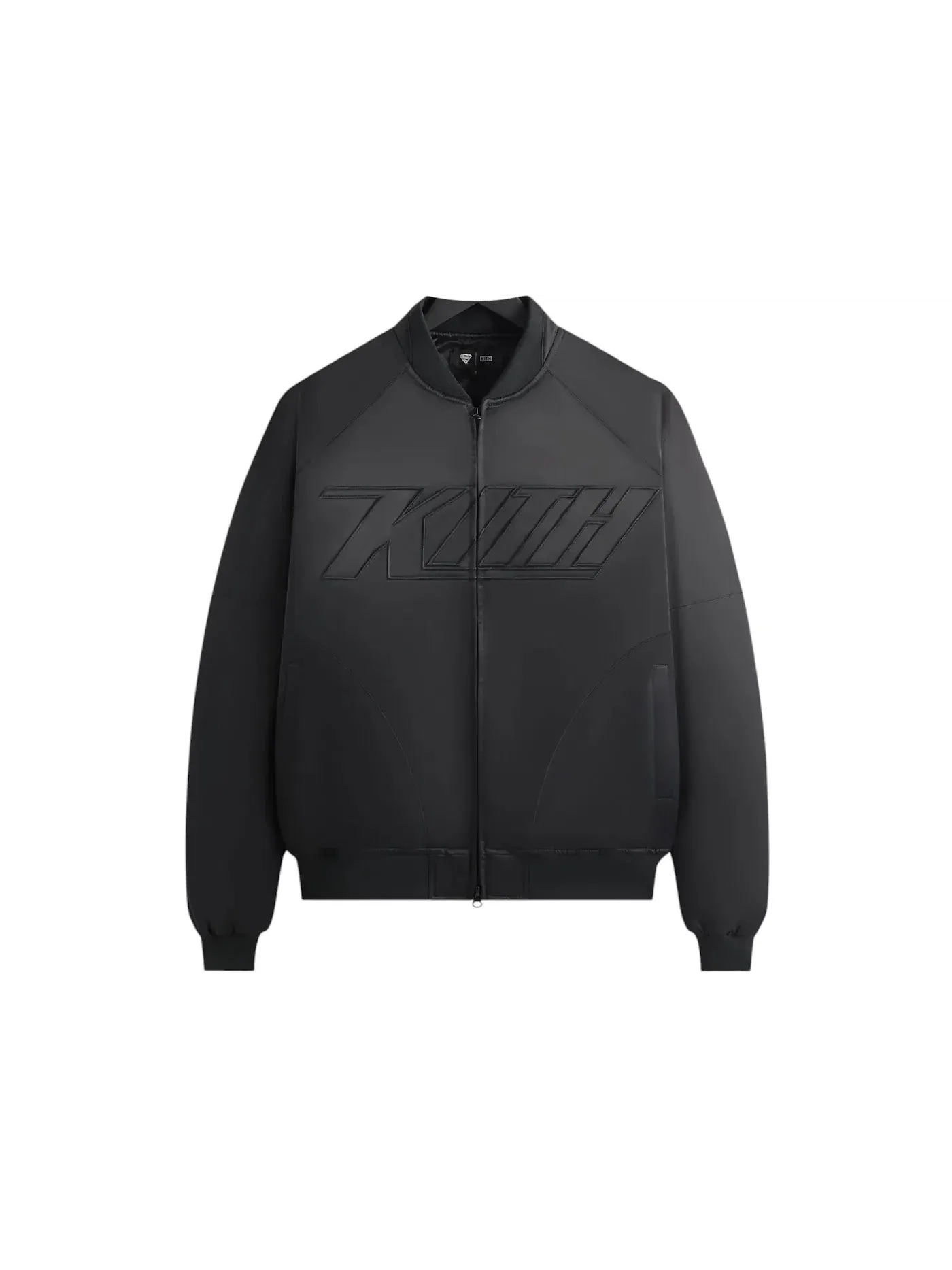 Мужская куртка-бомбер из атласа Kith x Superman Kith — изображение 1 из 2, черный