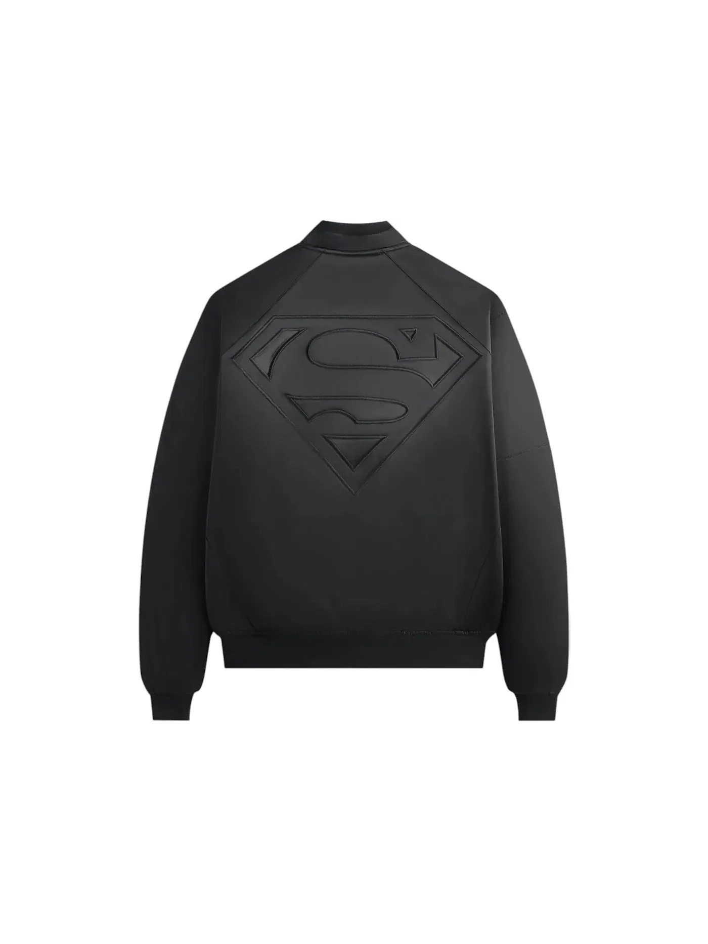 Мужская куртка-бомбер из атласа Kith x Superman Kith — изображение 2 из 2, черный