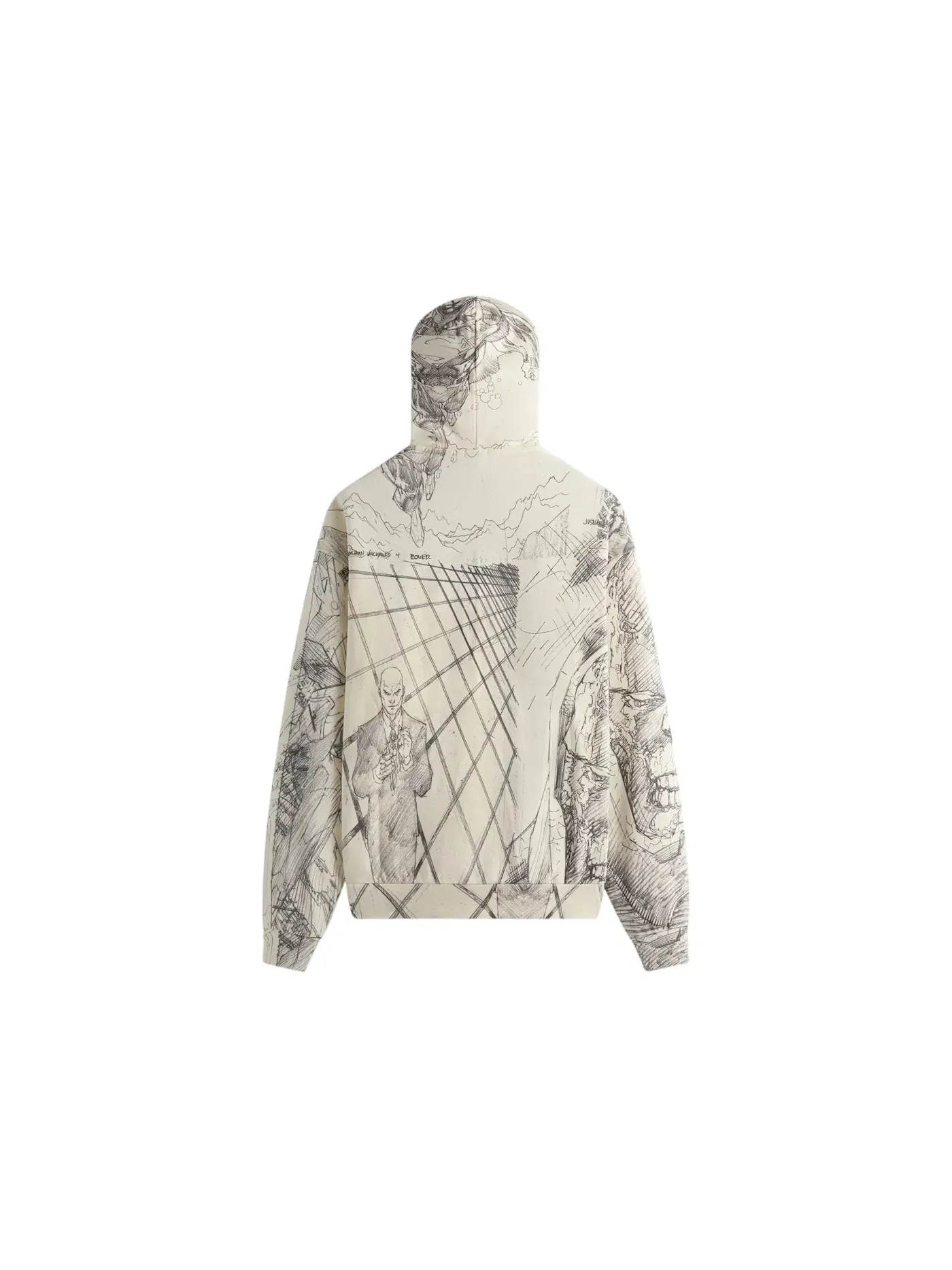 Мужской худи с принтом Kith x Superman Sketch Nelson Hoodie Sandrift — изображение 2 из 2