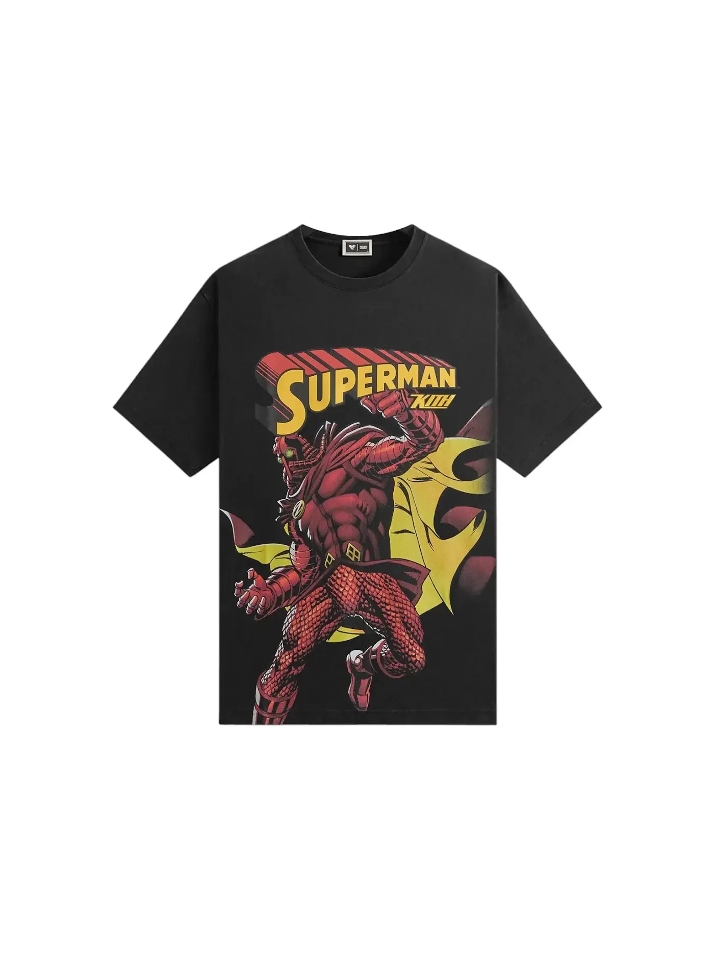 Мужская футболка с принтом Kith x Superman Zod Tee Black — изображение 1 из 2