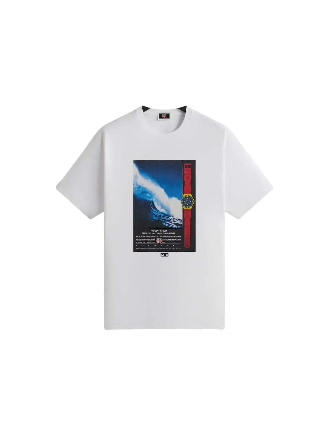 Мужская футболка с принтом Kith x TAG Heuer Formula 1 Hawaii Vintage Tee Kith — изображение 1 из 1, белый