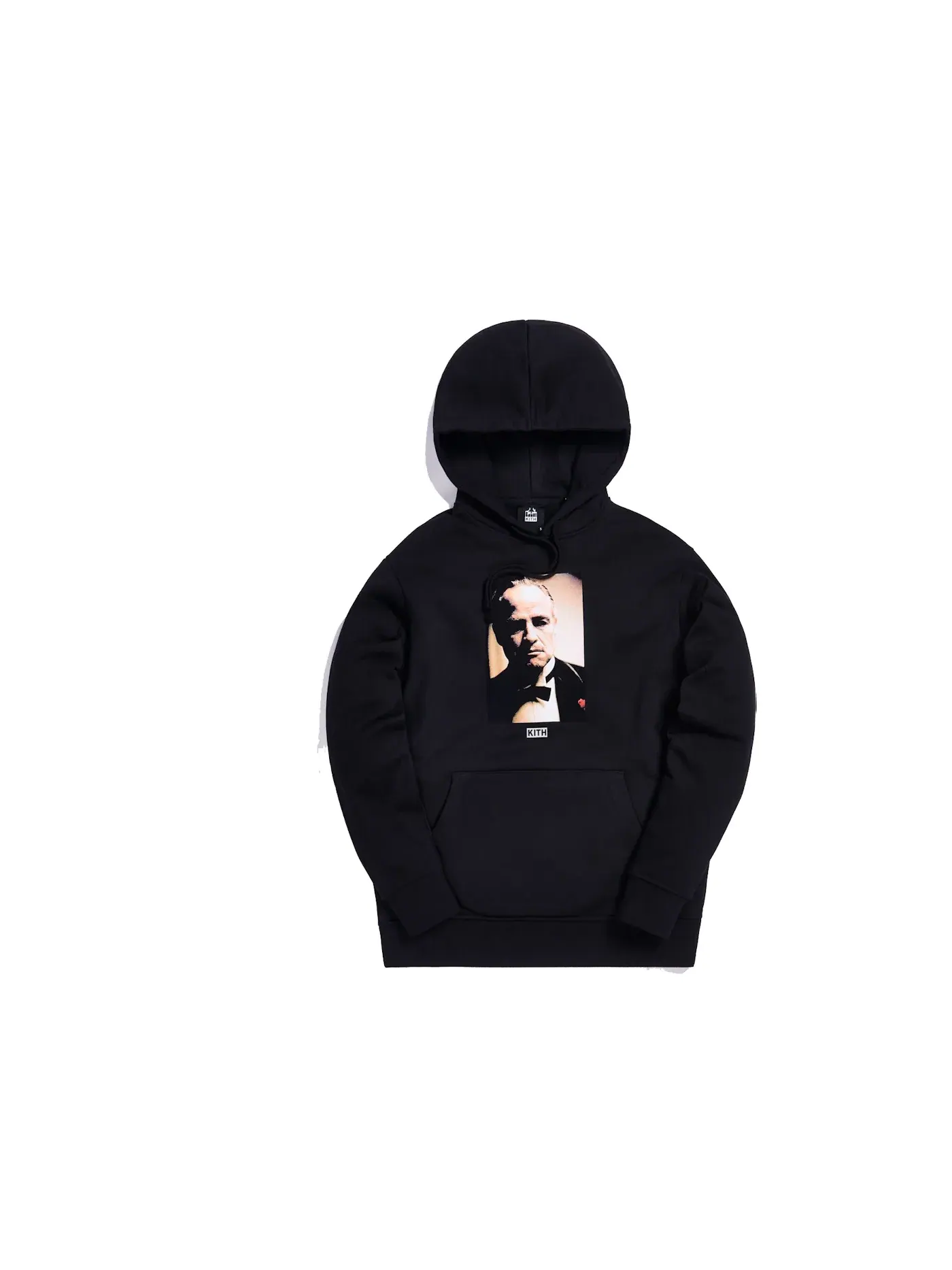 Мужской пуловер с принтом Kith x The Godfather Il Padrino Hoodie — изображение 1 из 2, черный