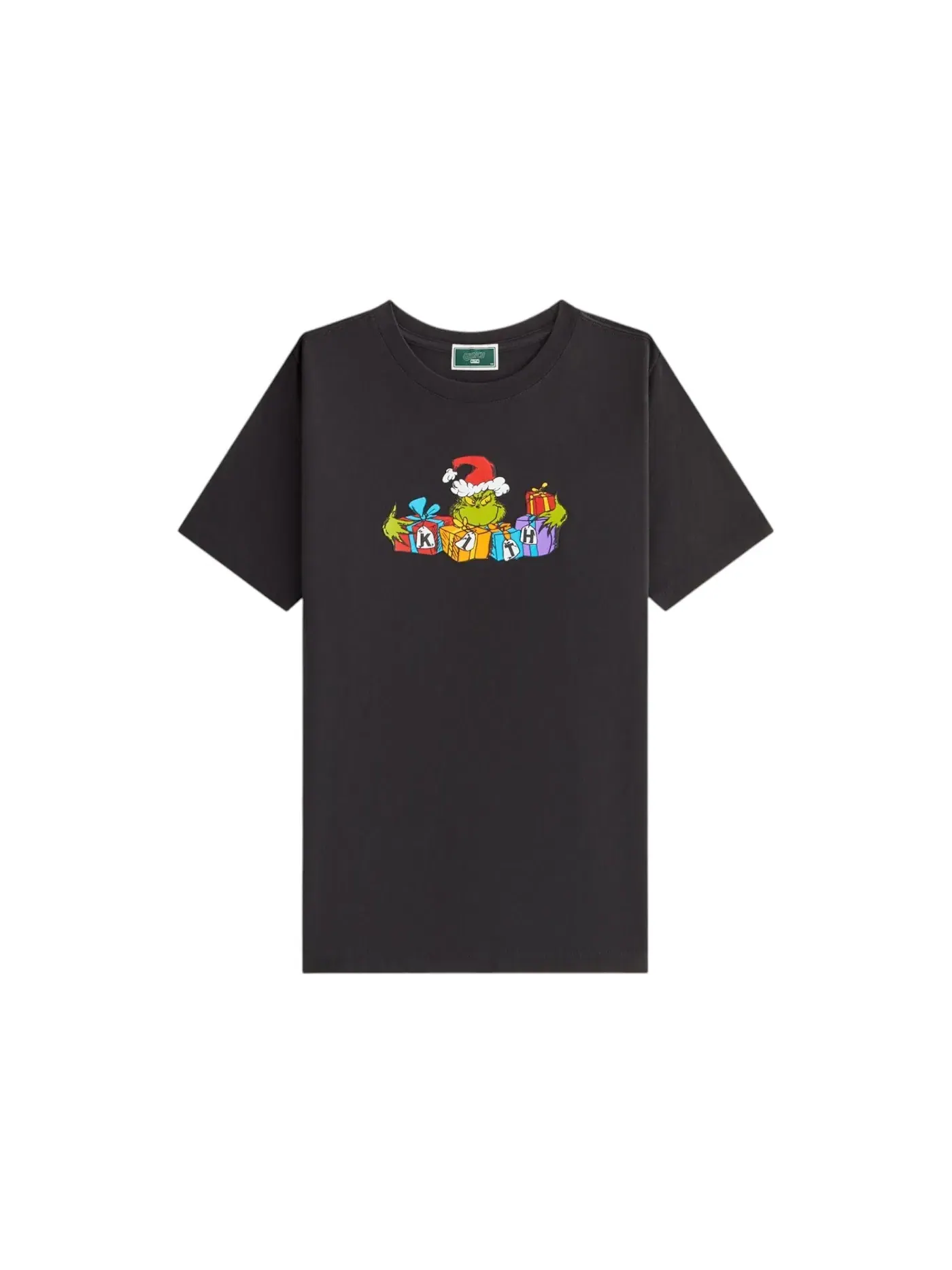Детская футболка с принтом Kith x The Grinch Kids Presents Tee — изображение 1 из 2, черный