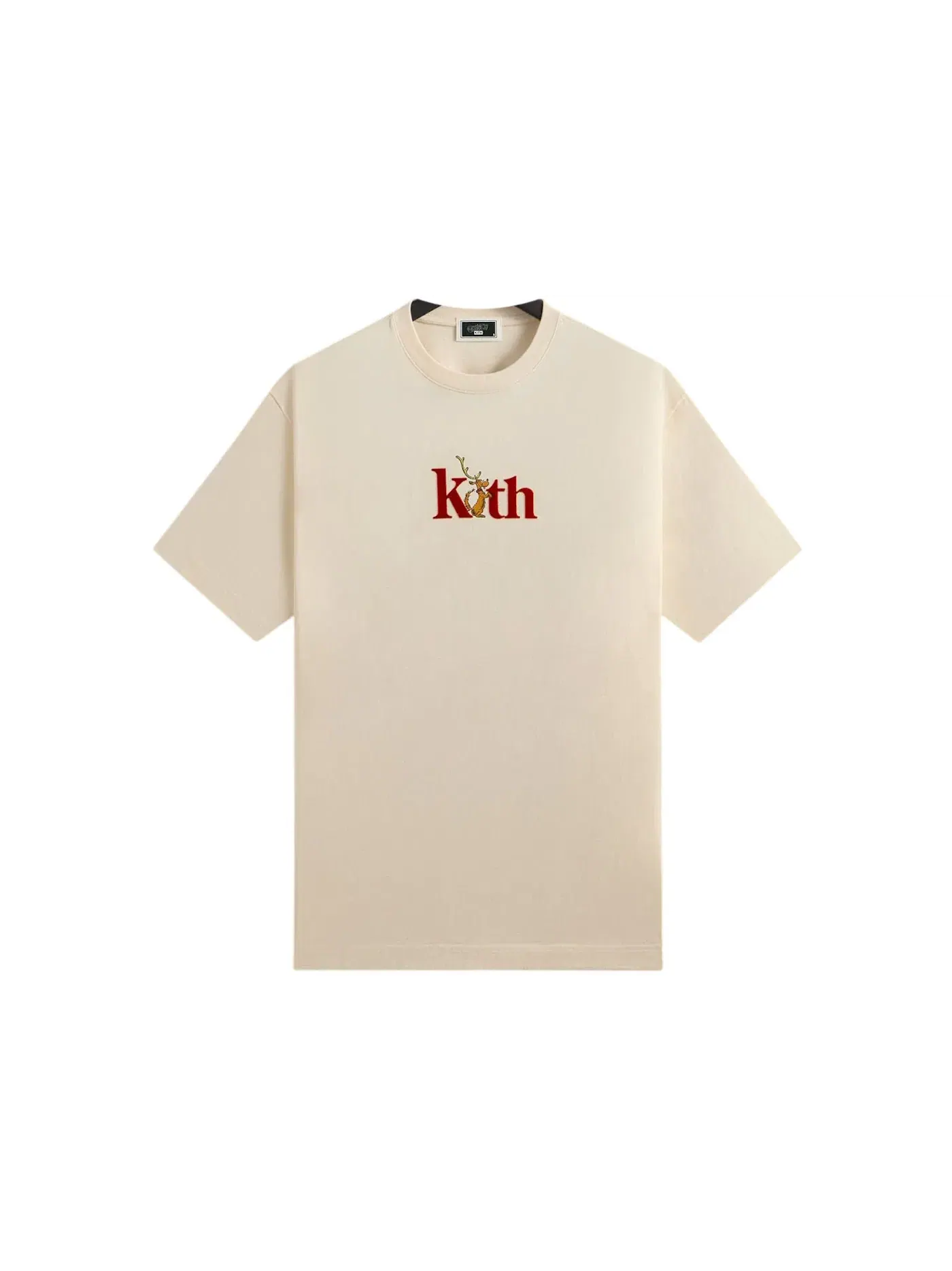 Мужская футболка с принтом Max Serif Tee Kith, Sandrift — изображение 1 из 2