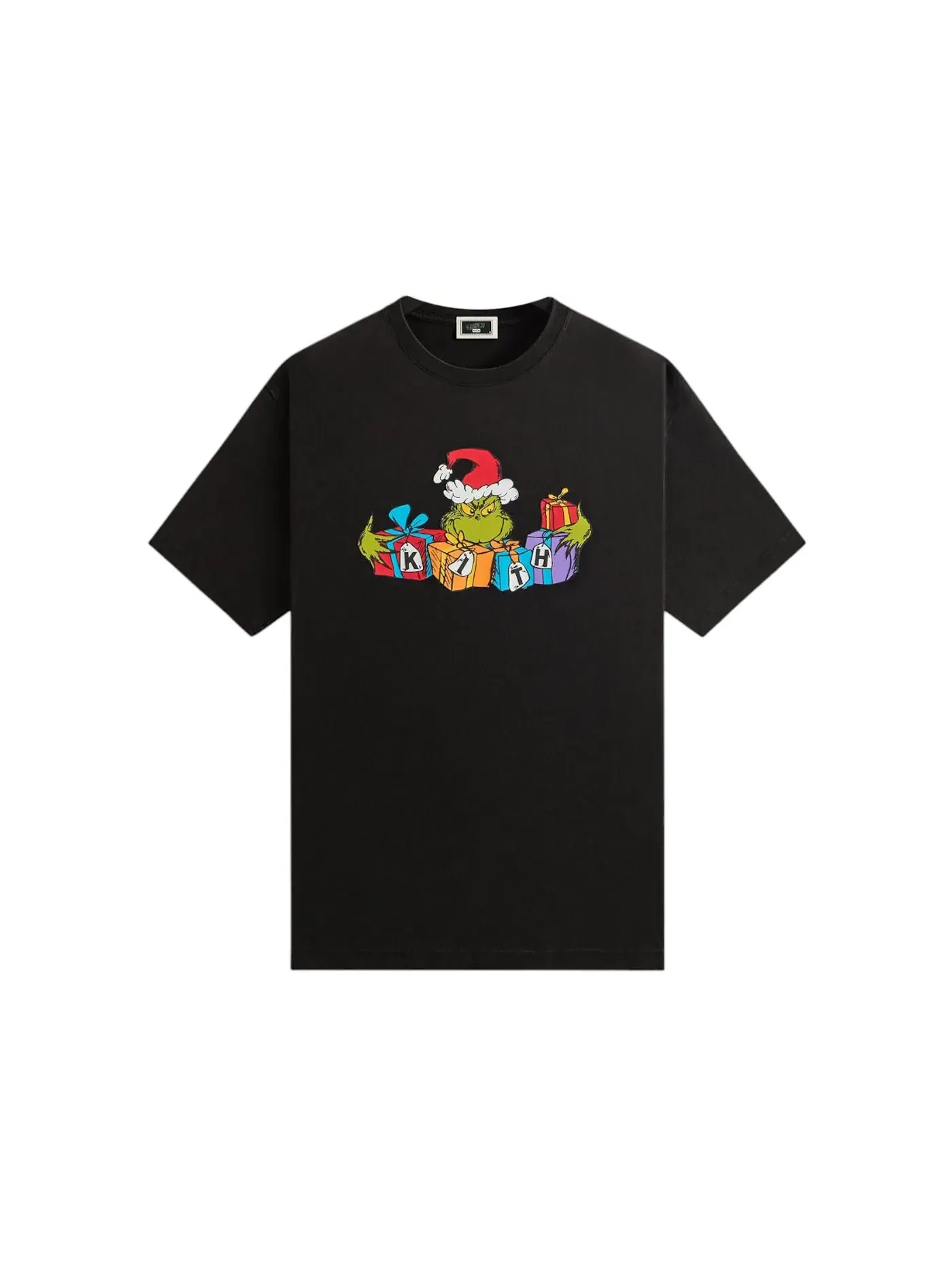 Мужская футболка с принтом Kith x The Grinch Presents Tee — изображение 1 из 2, черный