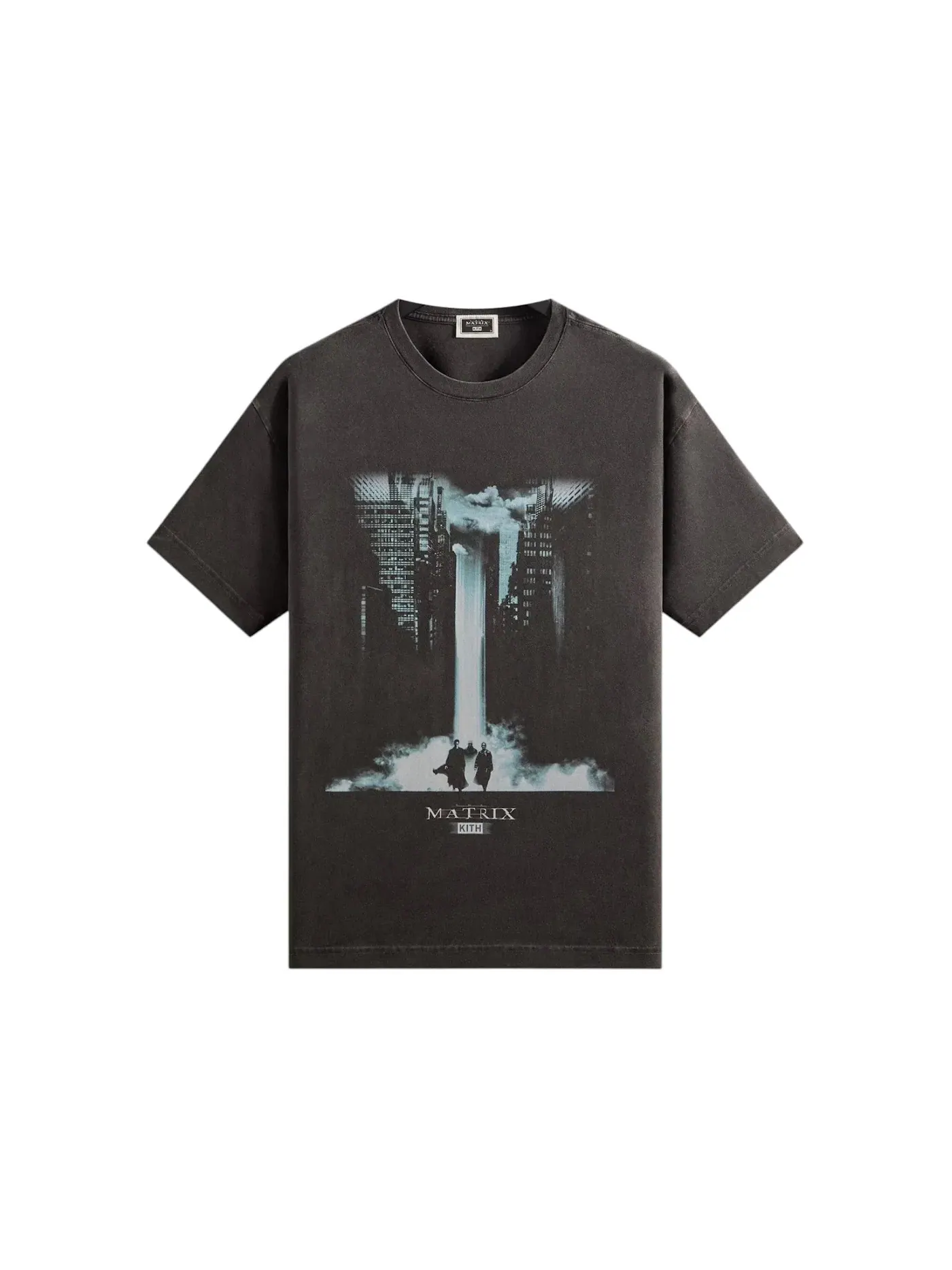 Мужская футболка с принтом Kith x The Matrix Poster 2 Vintage Tee — изображение 1 из 2, черный
