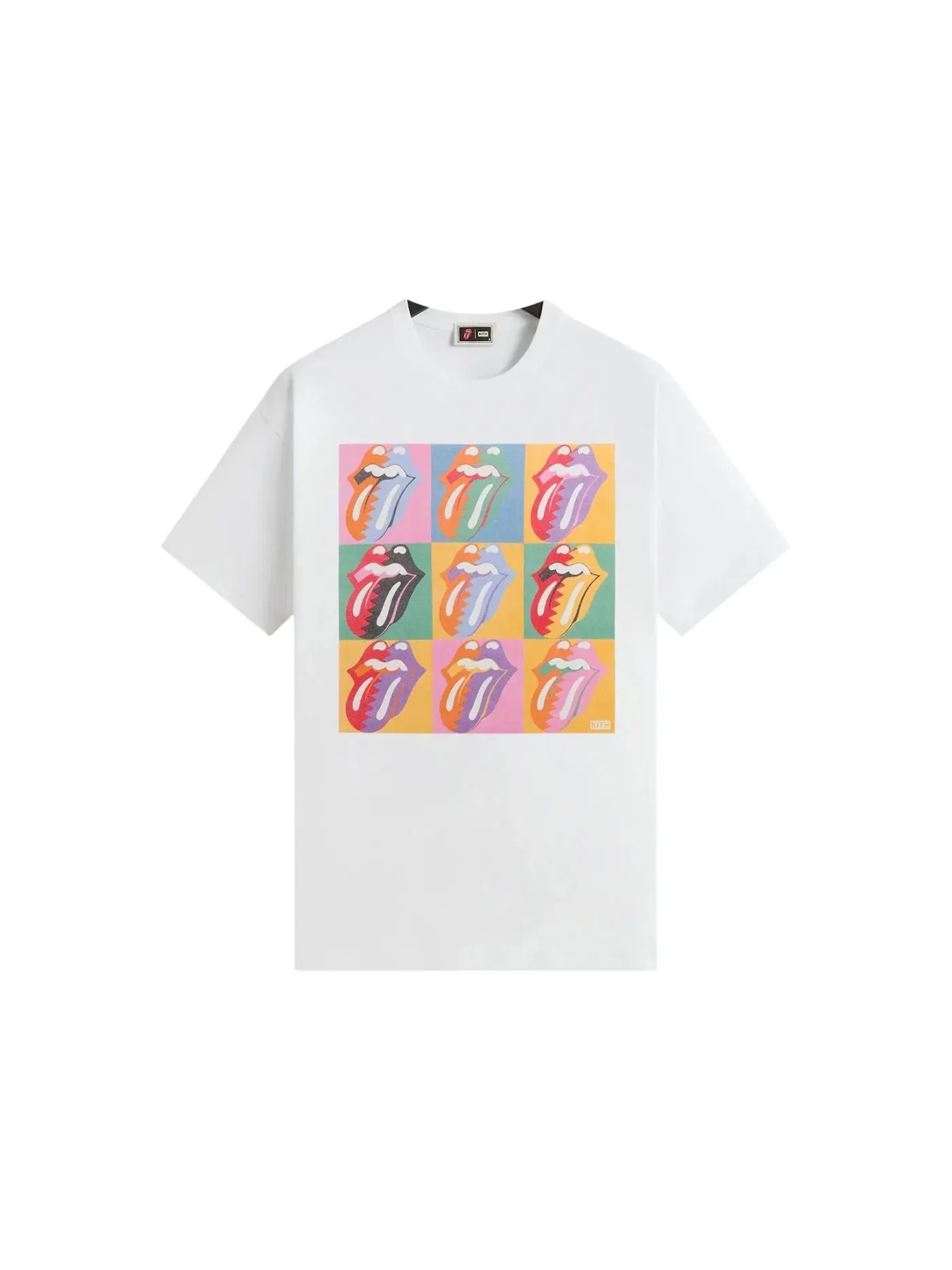 Мужская футболка с принтом Kith x The Rolling Stones 1989 Tour Vintage Tee Kith — изображение 1 из 2, белый
